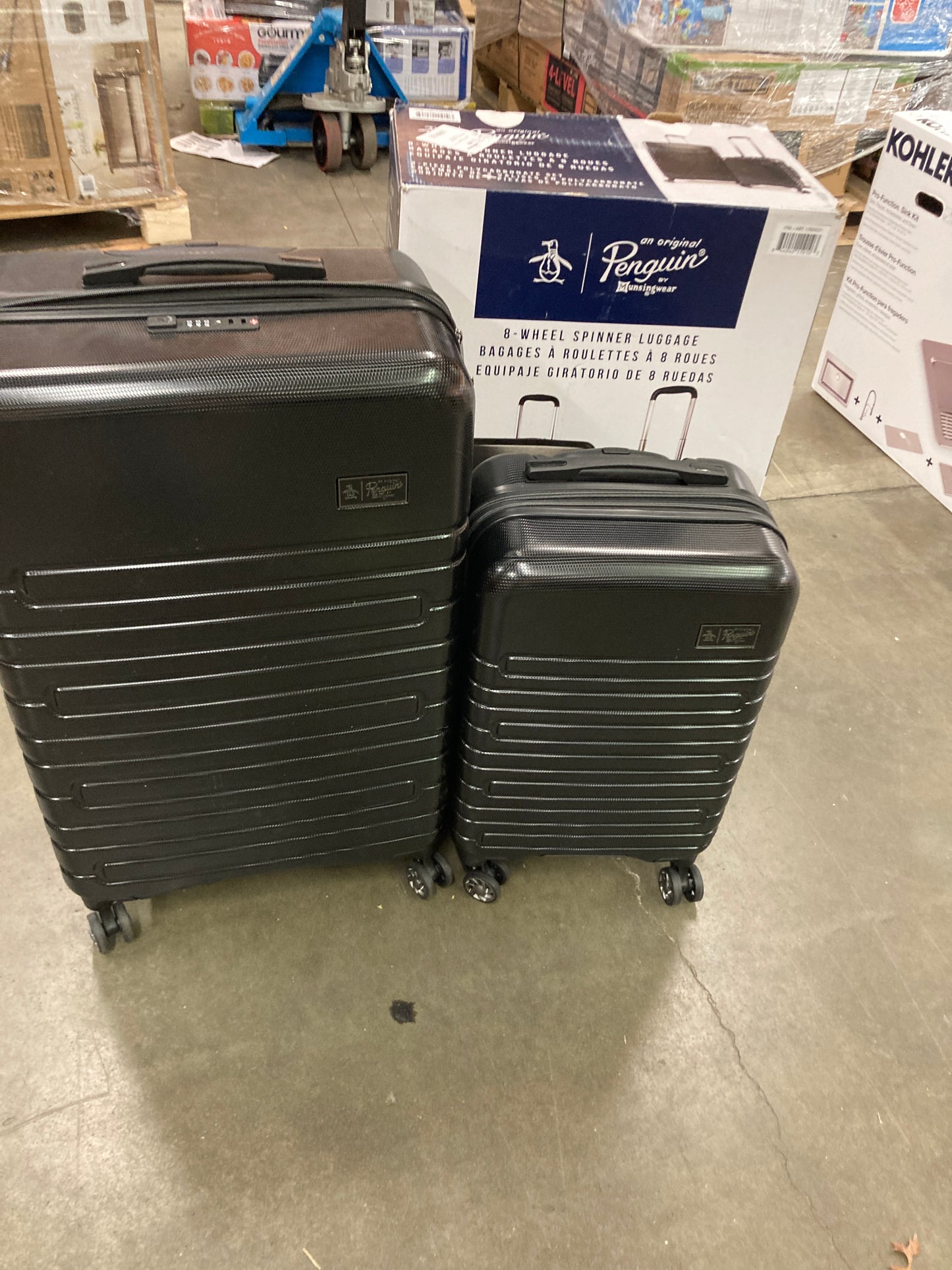 Costco - 2-Piece Original Penguin Keeper Luggage Set - Retail $199 Default Title