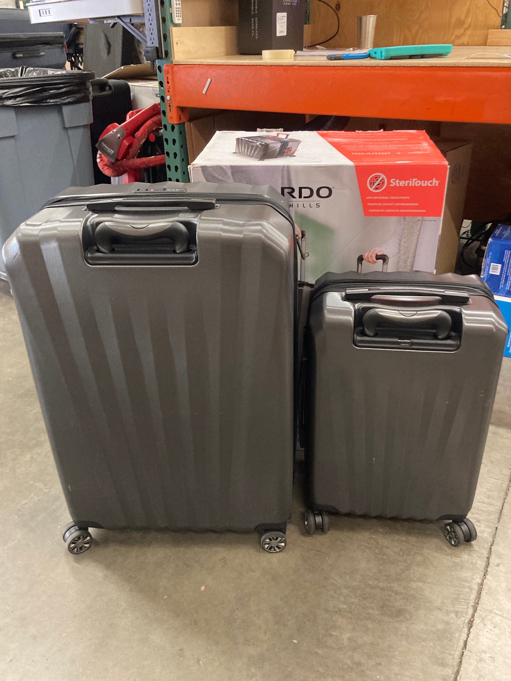 Costco - Ricardo Beverly Hills Windsor 2 Piece Luggage Set Graphite - Retail $179 Default Title