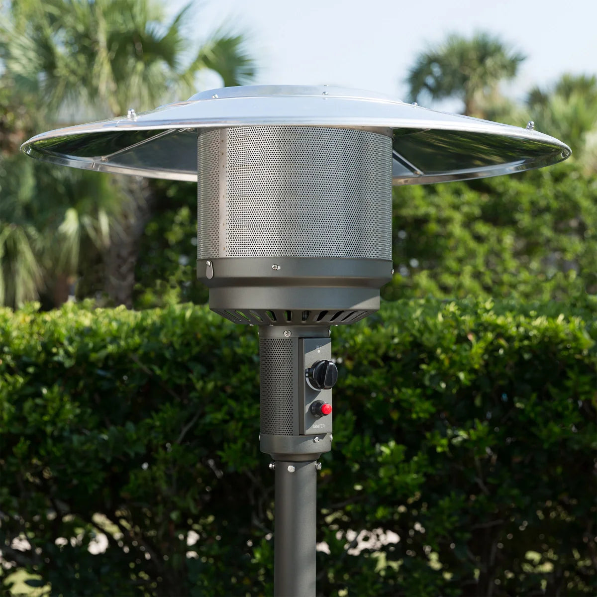 NEW - Gray Commercial Patio Heater - Retail $159