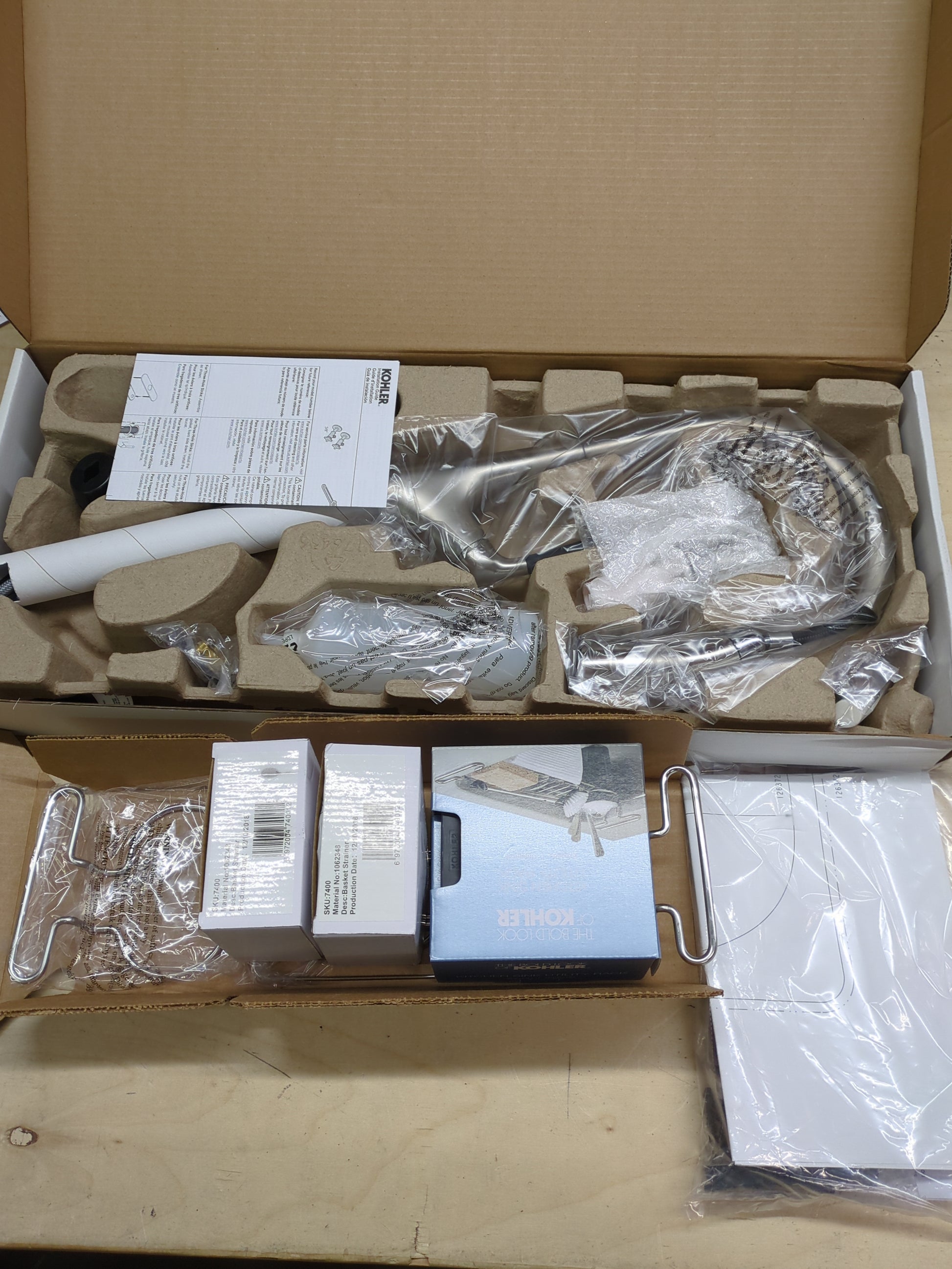 Costco - Kohler Stainless Steel Sink and Faucet Package - Retail $339 Default Title