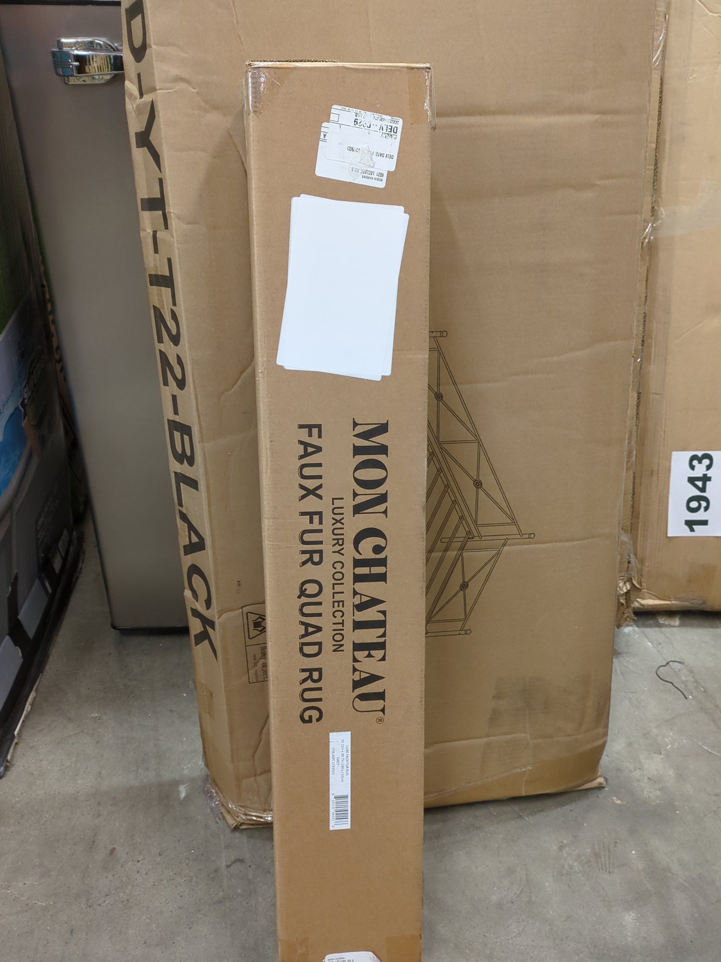 Costco - Mon Chateau Luxe Faux Fur 3’7” x 5’11” Rug - Retail $69