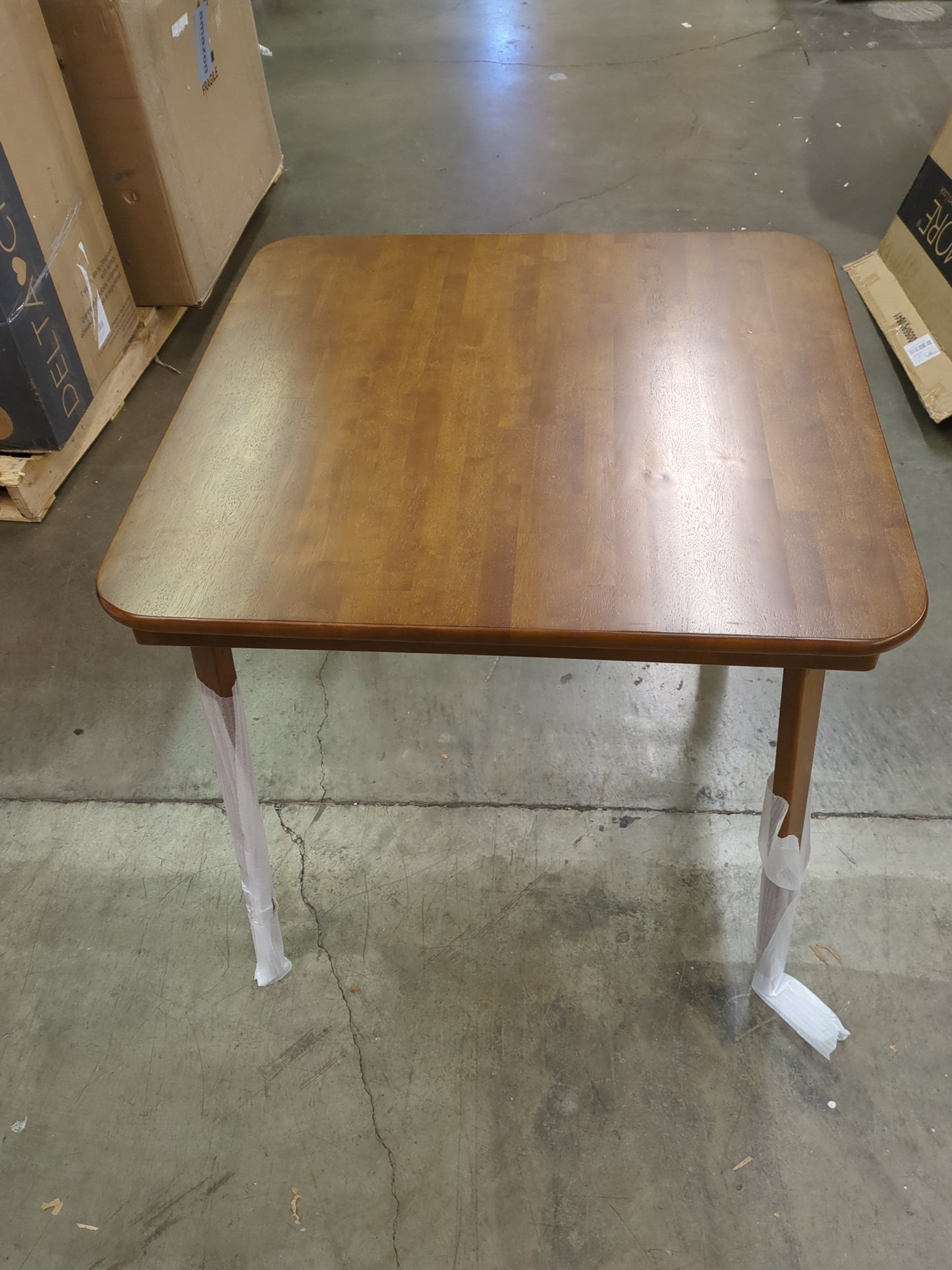 NEW - Costco - Stakmore 32in Wood Folding Table - Retail $99