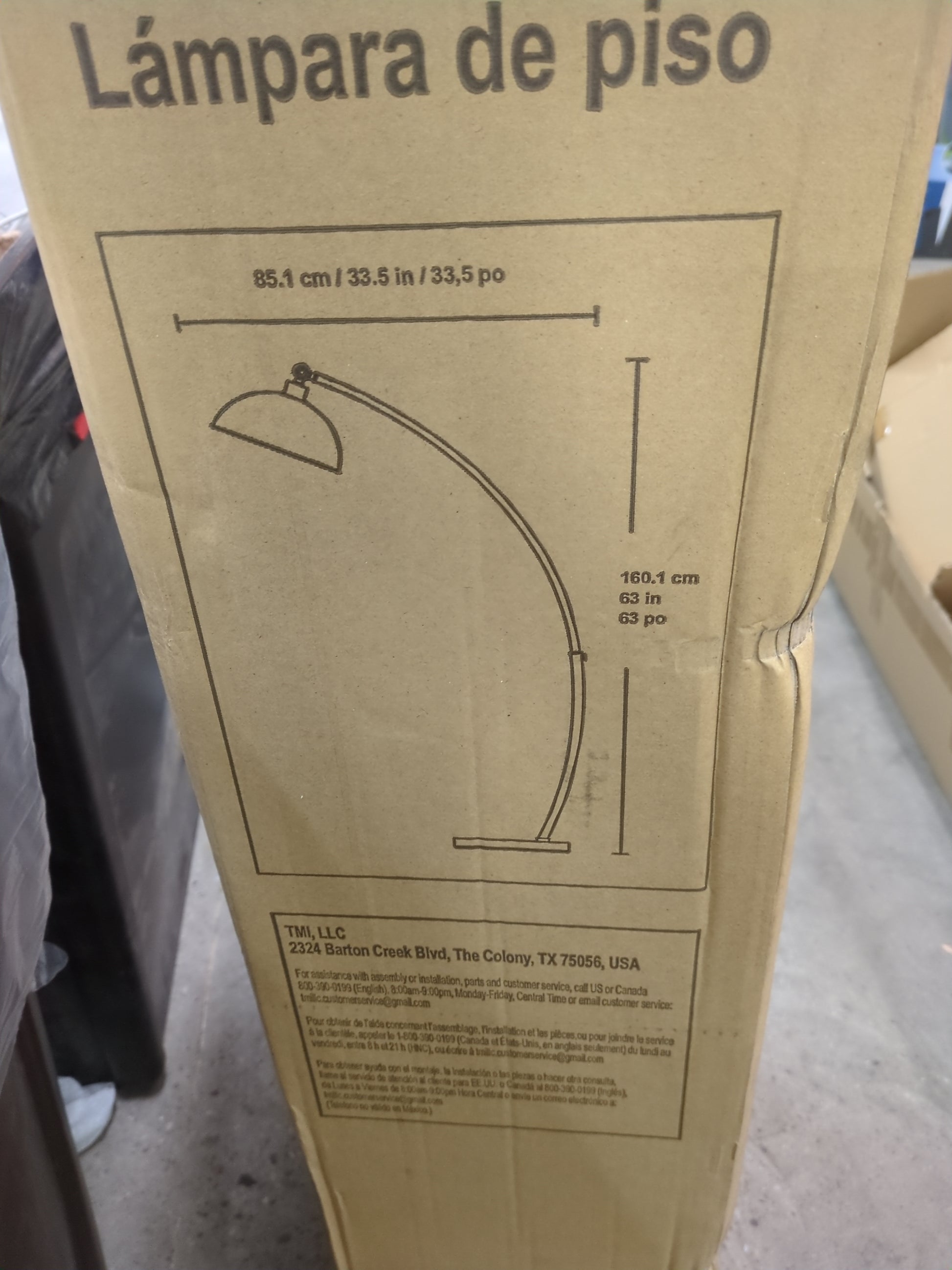 Costco - Hudson Arc Floor Lamp - Retail $119