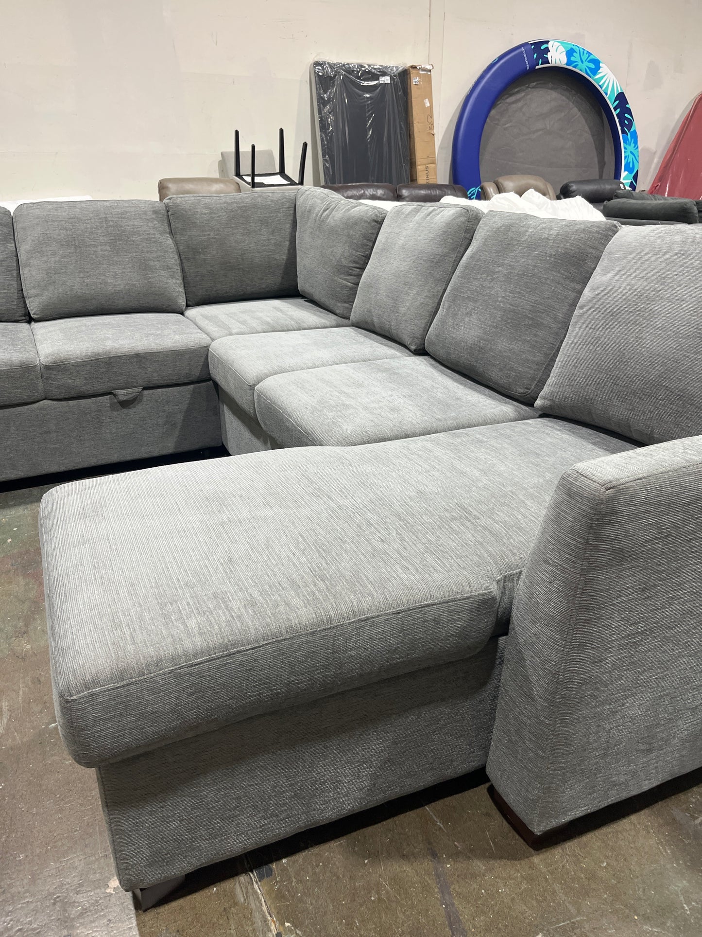 Coddle Luke Sleeper Sectional with Reversible Chaise and Storage