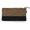 Barebones Neelum Zipper Pouch: Stylish Tool Bag & Travel Bag for Office Supplies, Makeup, and Chargers – Versatile Pencil Pouch with Durable Waxed Canvas and Water-Resistant Design (Small)