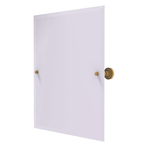 Allied Brass DT-92-SGL Frameless Rectangular Tilt Mirror with Beveled Edge, Spanish Gold