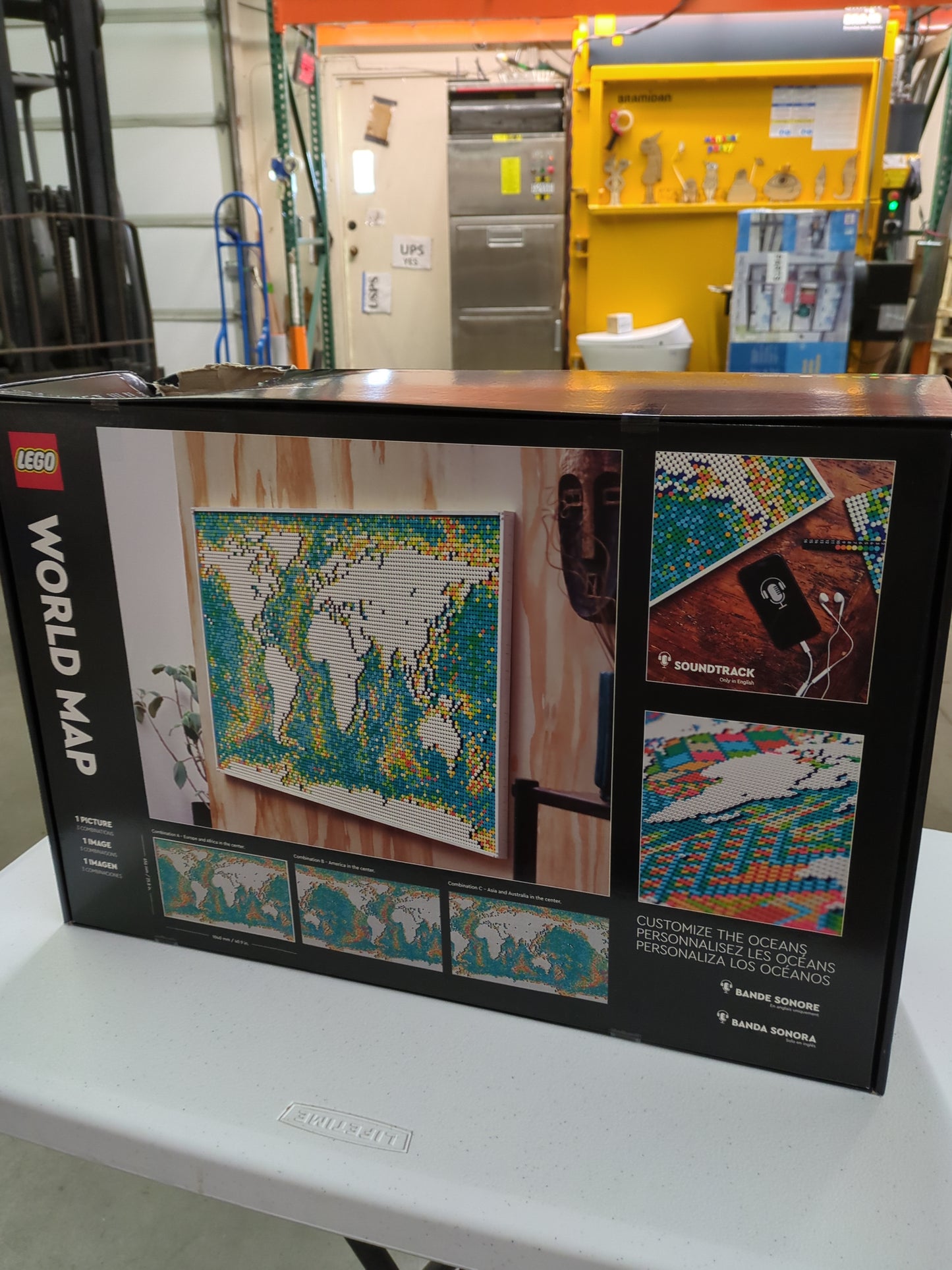 LEGO Art World Map 31203 Building Set - Retail $211