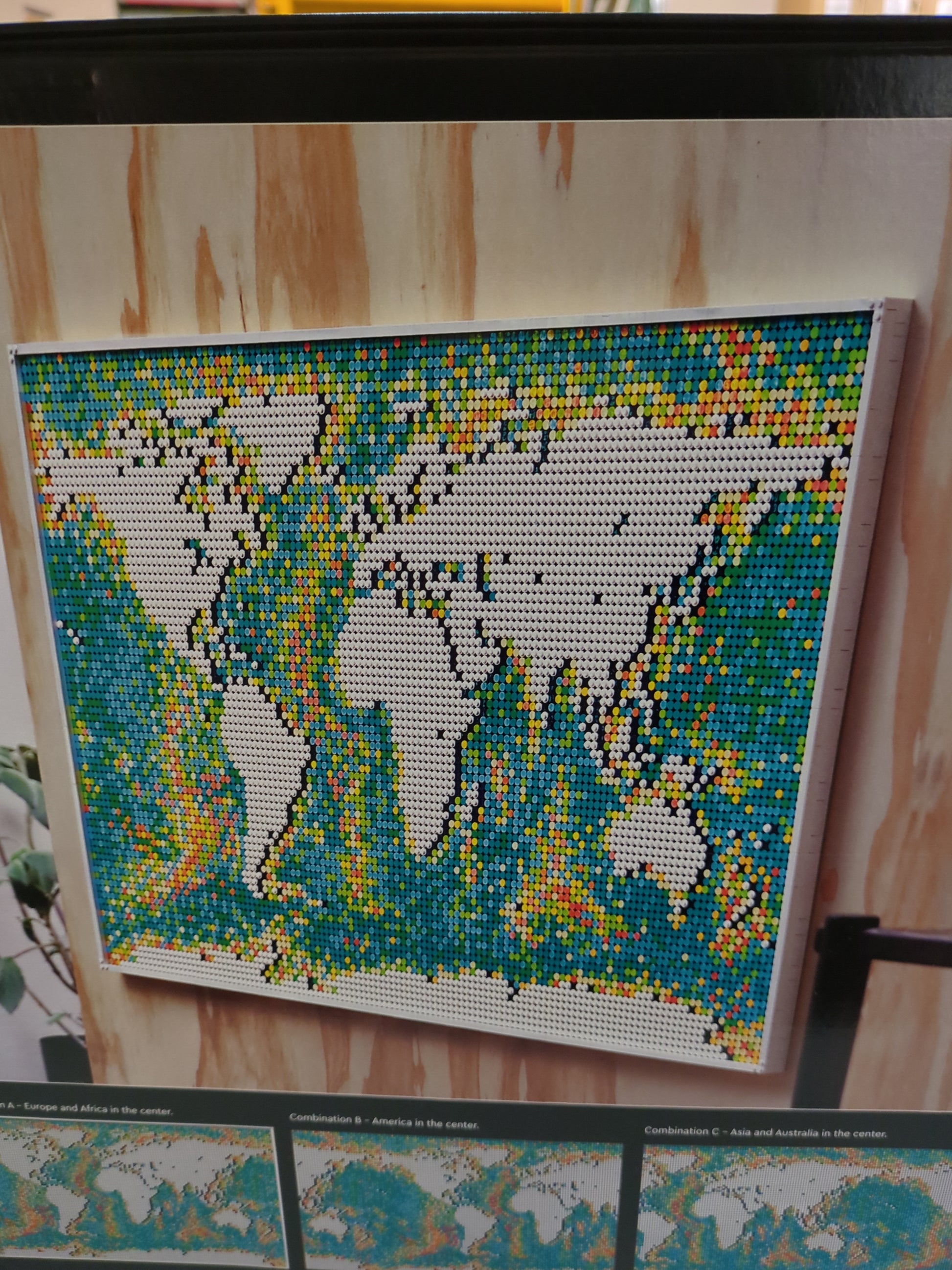 LEGO Art World Map 31203 Building Set - Retail $211