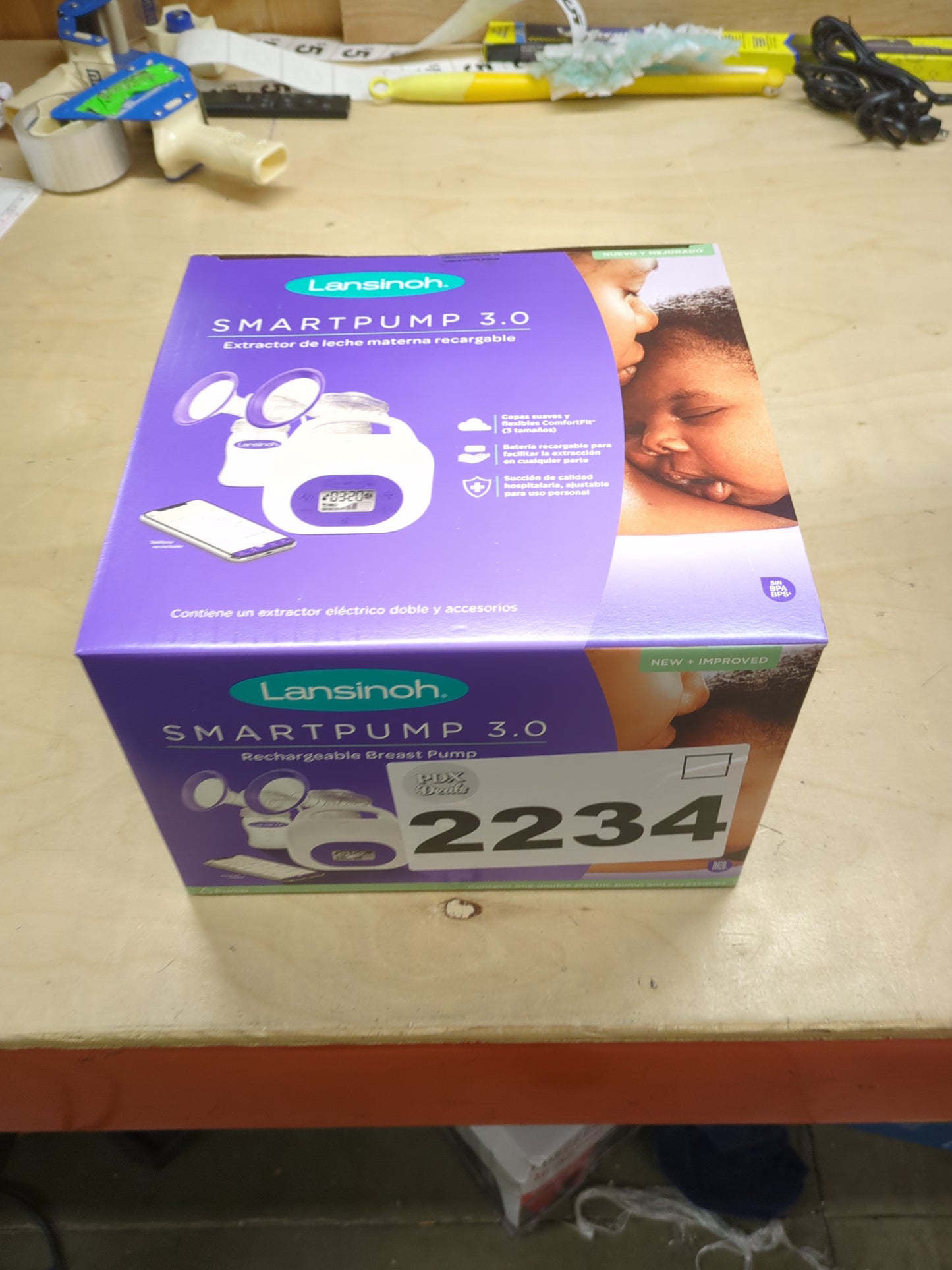 Lansinoh Smartpump 3.0 Double Electric Breast Pump, Hospital Strength Suction - Retail $119