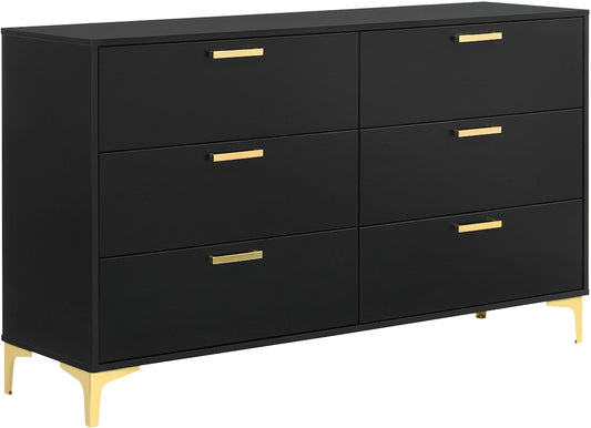 NEW - Coaster Home Furnishings Kendall Modern Bedroom Dresser Black - Retail $800