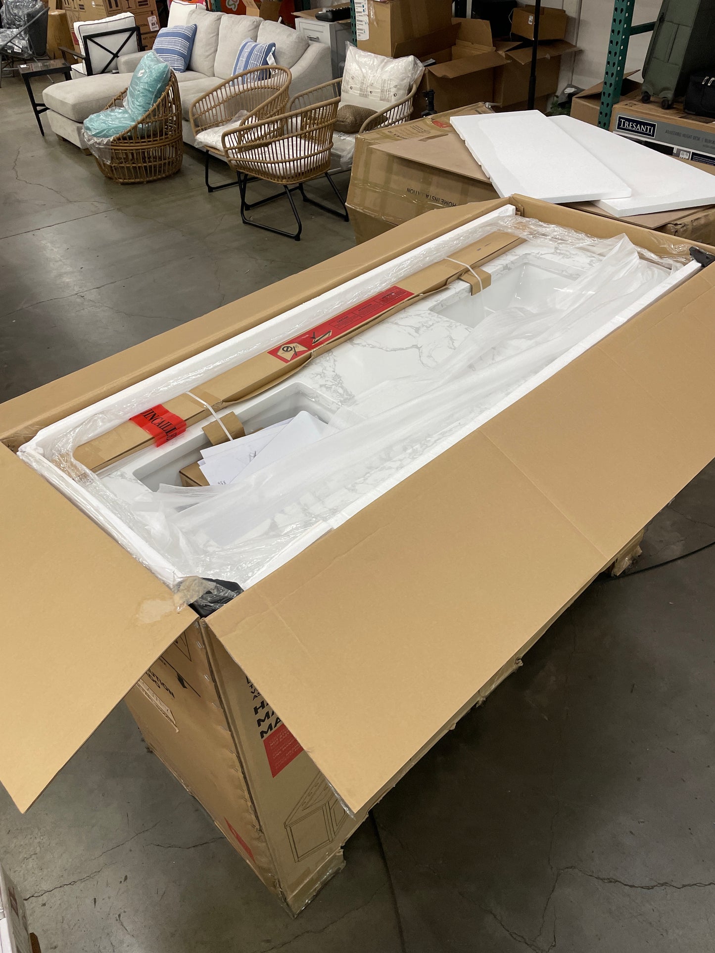 OVE Decors Alonso Bath Vanity in White 60"