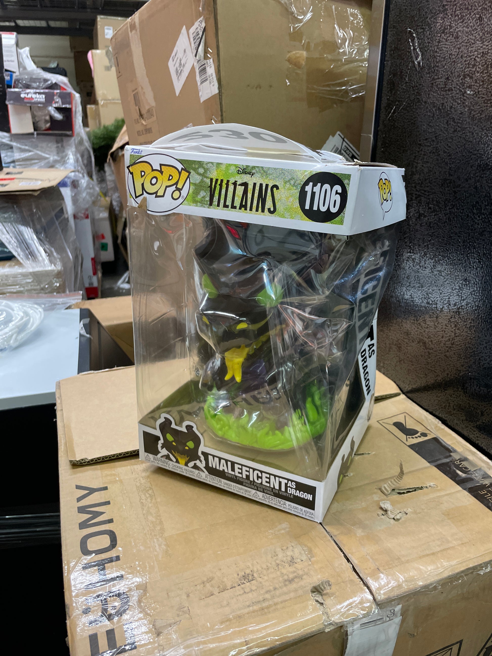 Funko Pop Jumbo: Villains - Maleficent Dragon - Retail $39