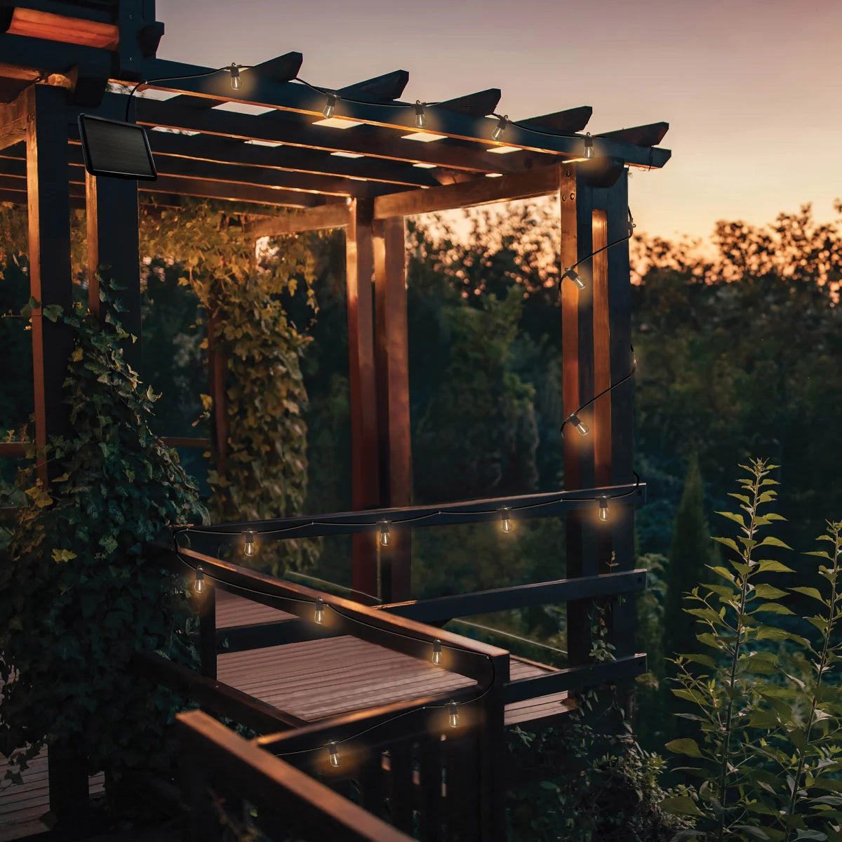 Sunforce 36' 18 LED Solar String Lights - Retail $49