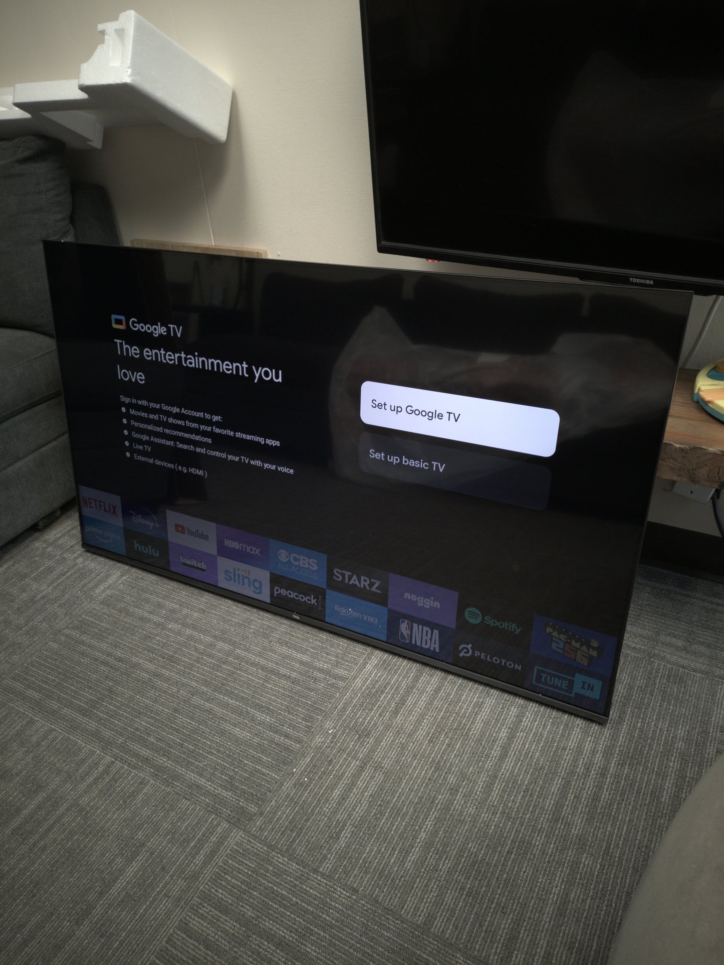 TCL 55-Inch Q6 QLED 4K Smart TV with Google (55Q650G, 2023 Model) Dolby Vision, Atmos, HDR Pro+, Game Accelerator Enhanced Gaming, Voice Remote, Works Alexa, Streaming UHD Television - Retail $499