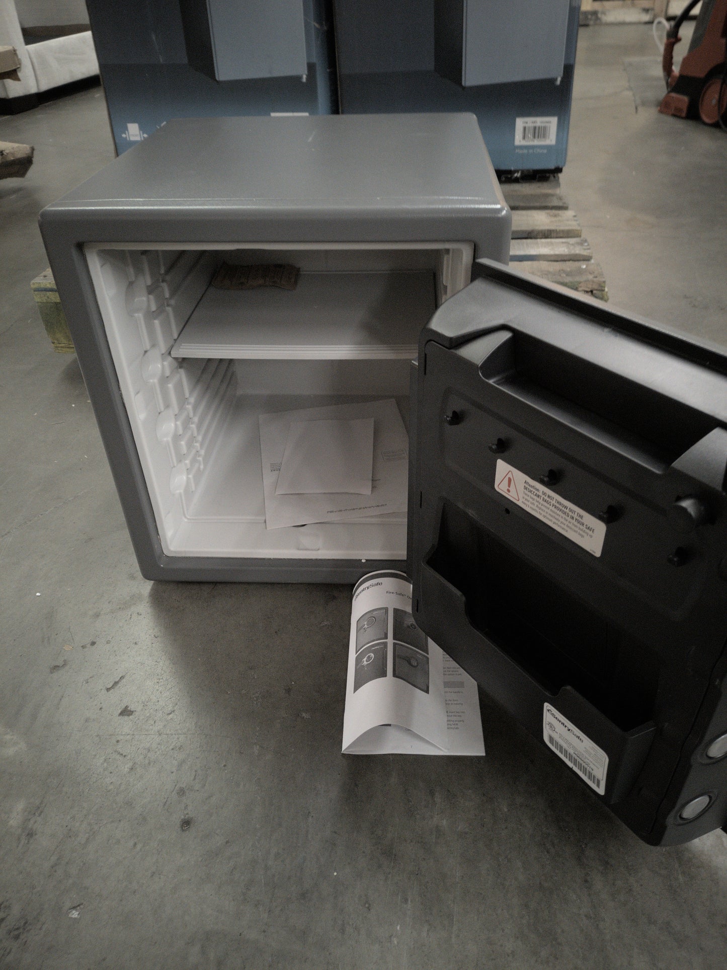 SentrySafe Fireproof Steel Home Safe with Digital Keypad Lock, Secure Valuables, Jewelry and Documents, 1.19 Cubic Feet, 17.8 x 16.3 x 19.3 inches, SF123ES - Retail $239