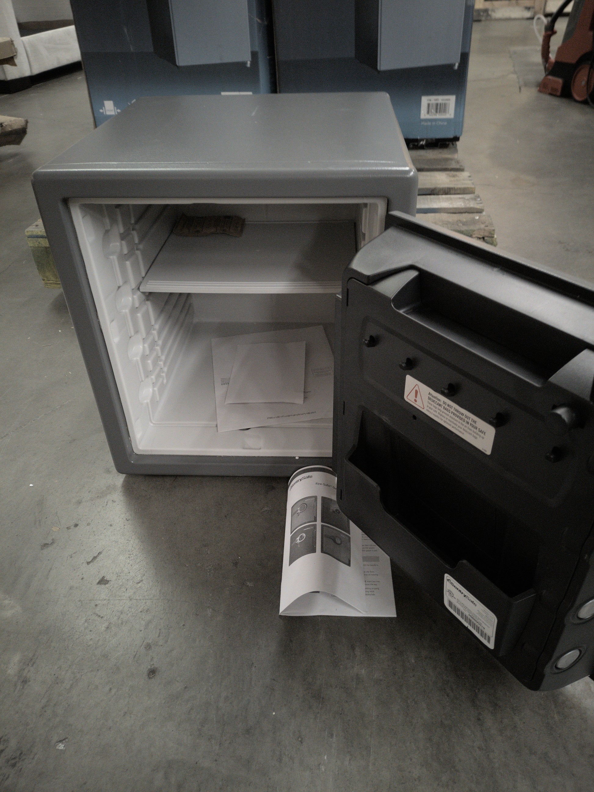 SentrySafe Fireproof Steel Home Safe with Digital Keypad Lock, Secure Valuables, Jewelry and Documents, 1.19 Cubic Feet, 17.8 x 16.3 x 19.3 inches, SF123ES - Retail $239