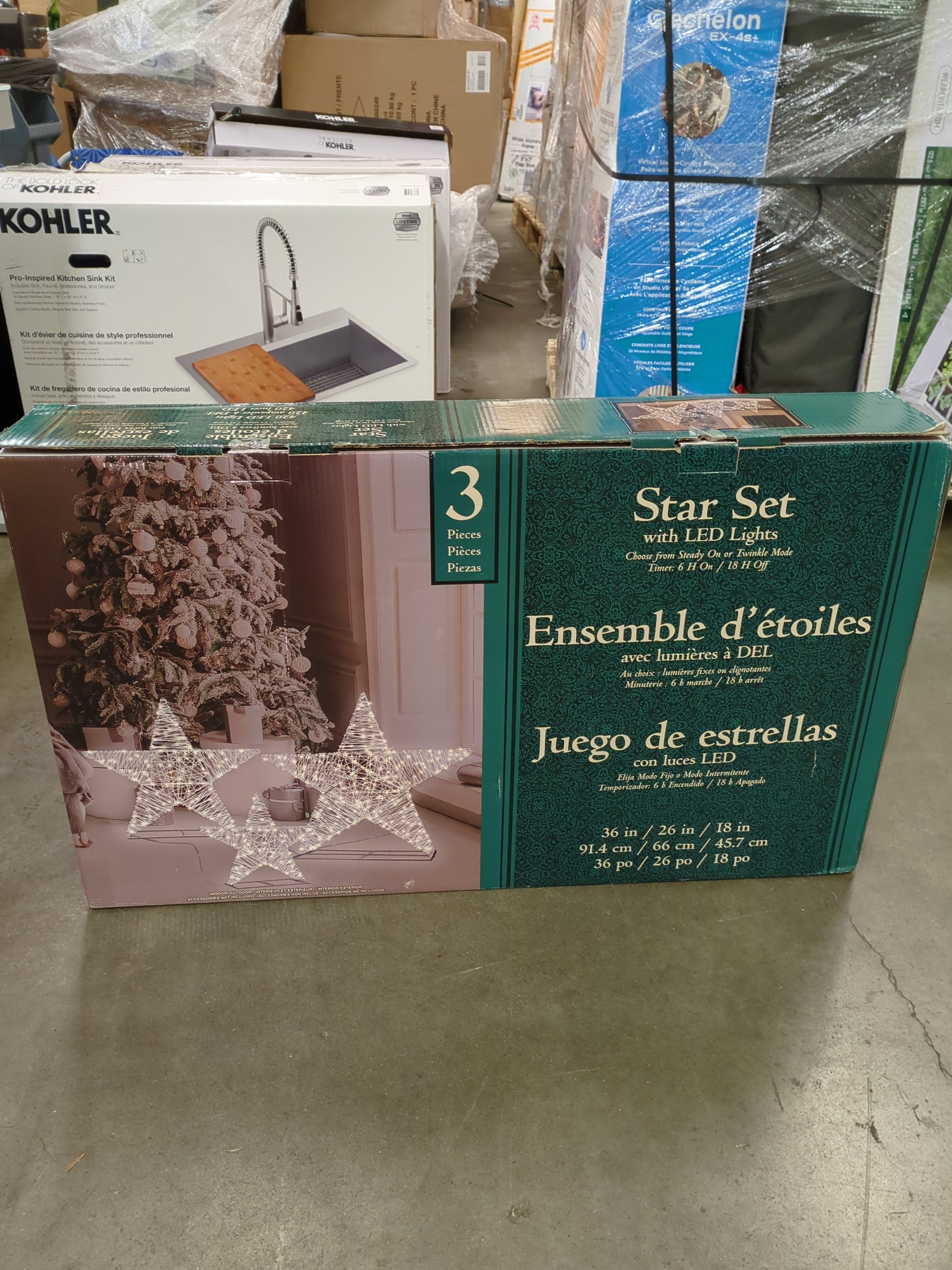 Costco - LED Stars 3-piece Set - Retail $49.97