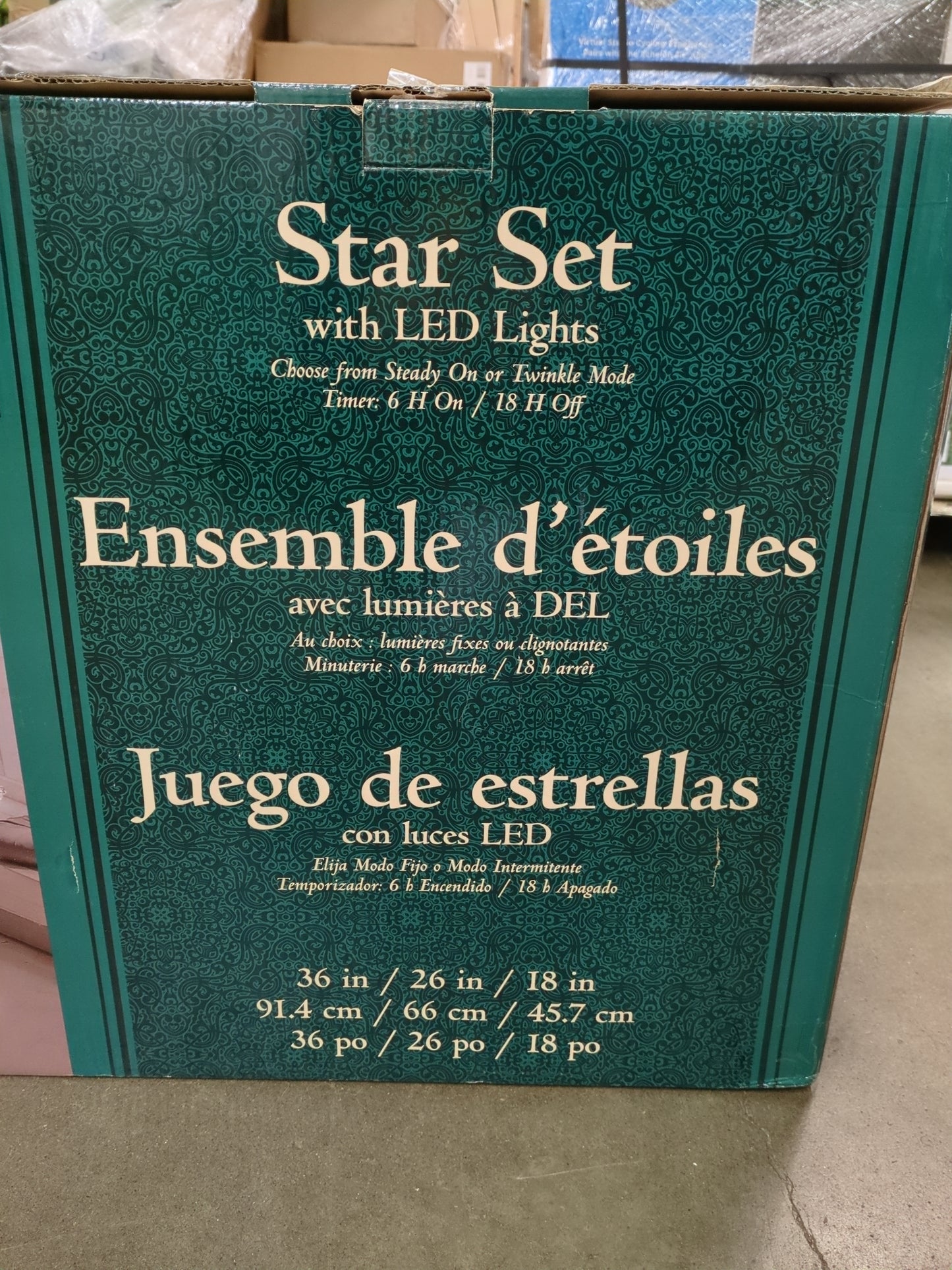 Costco - LED Stars 3-piece Set - Retail $49.97