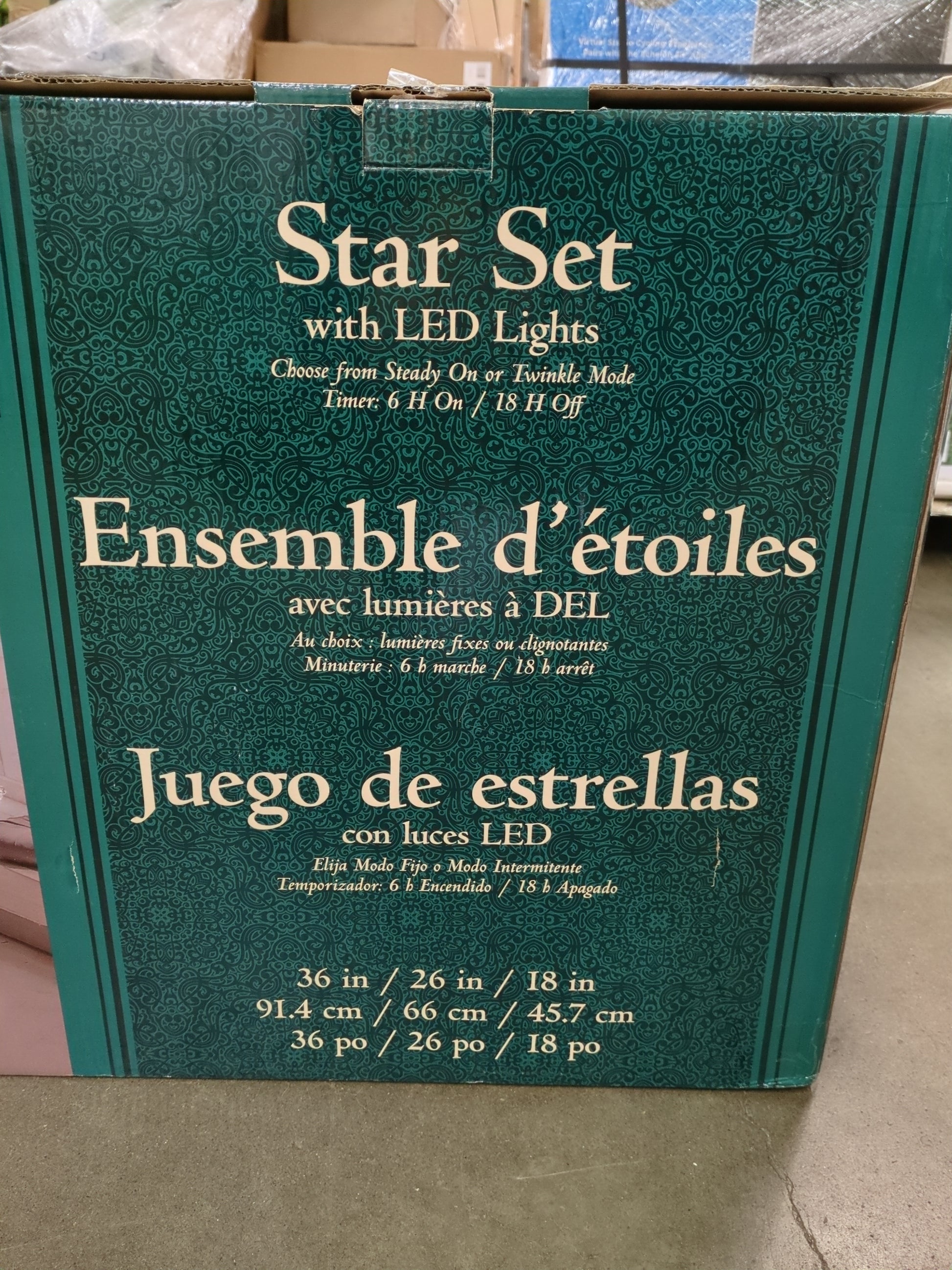 Costco - LED Stars 3-piece Set - Retail $49.97