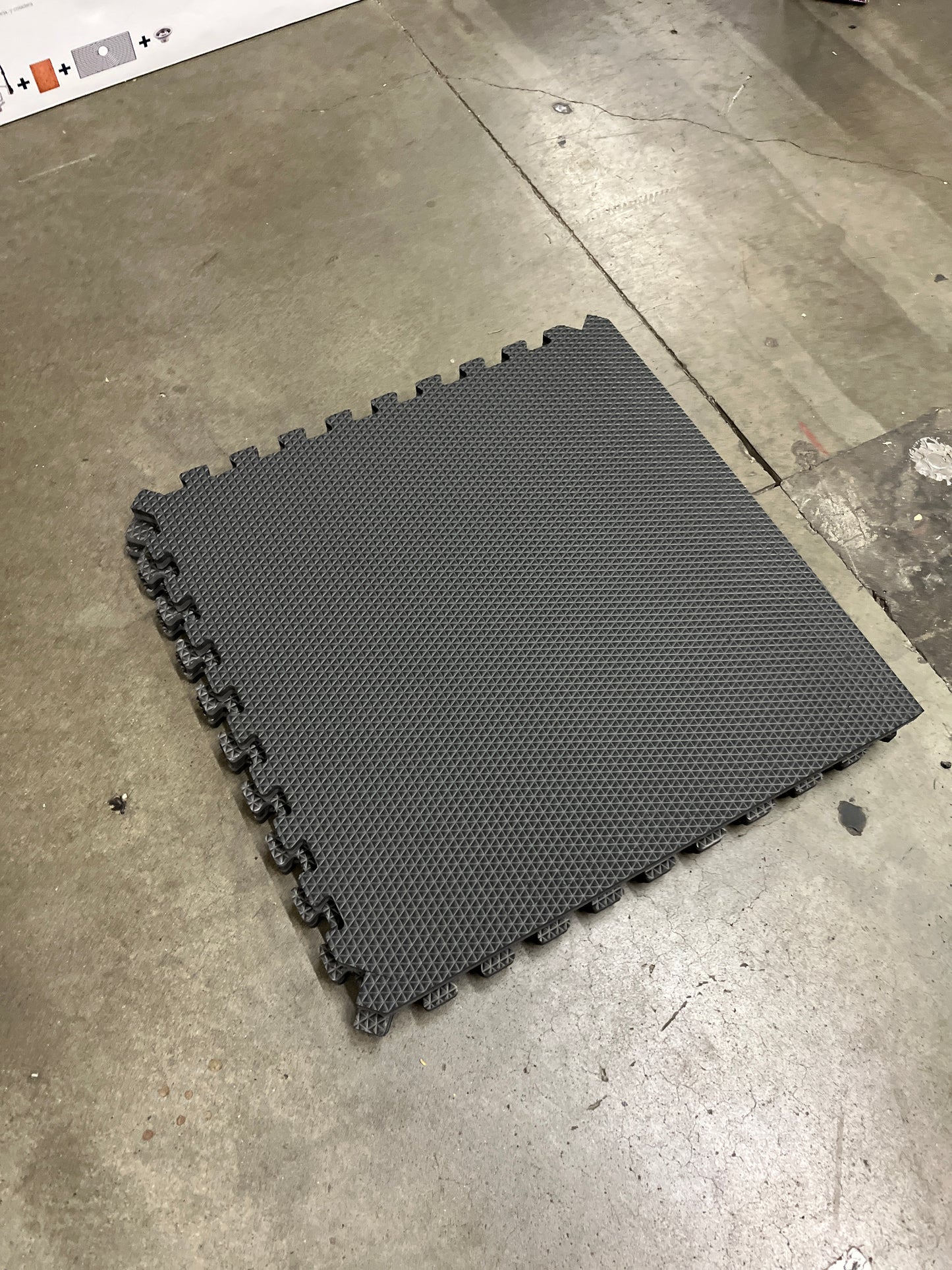 NEW - Costco - 9 BOXES - Norsk Reversible Foam Flooring, 48 sq ft., 24 in. x 24 in. Foam Mats - Retail $585