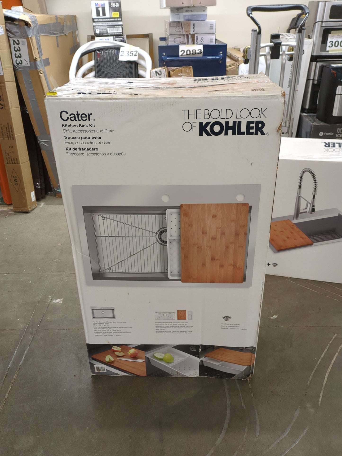 NEW - Costco - Kohler Cater Accessorized Kitchen Sink - Retail $339