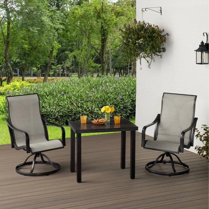NEW - Agio Alki 3-piece Outdoor Sling Cafe Set