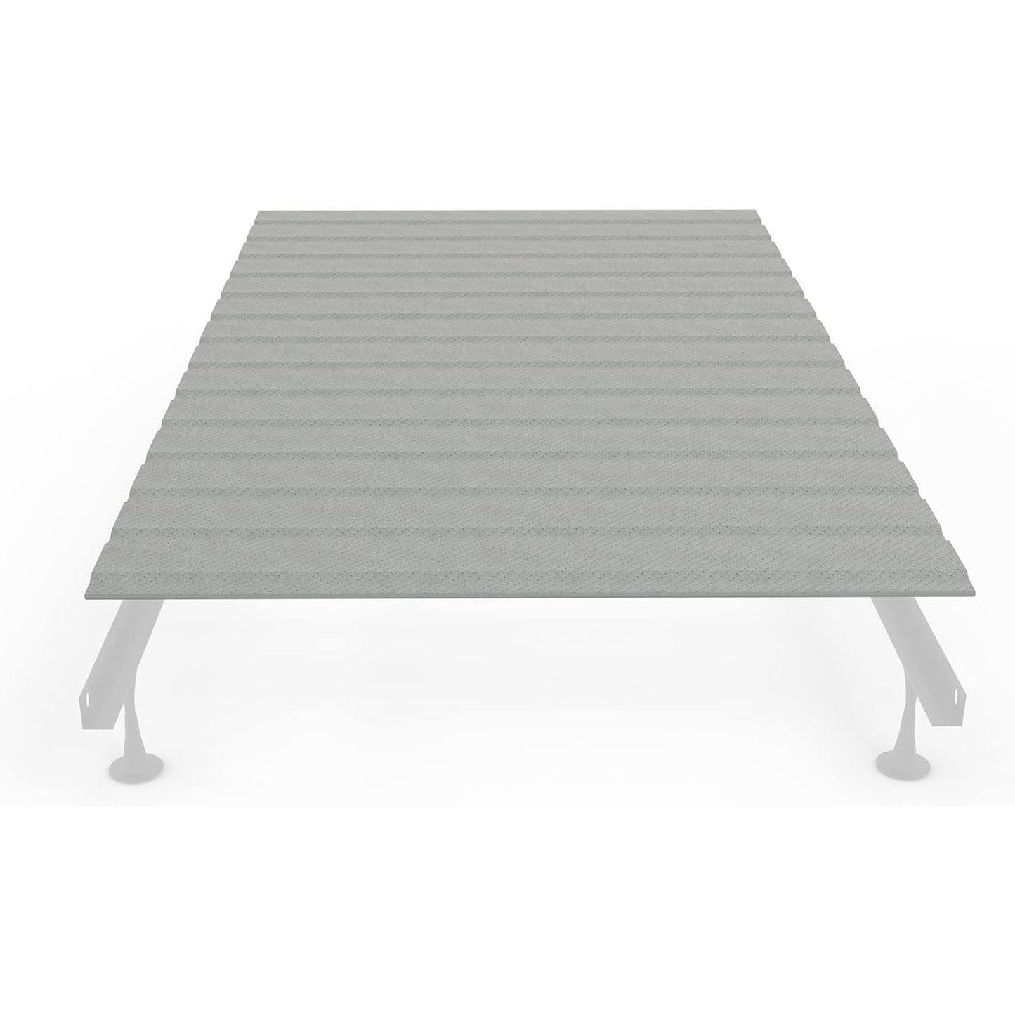 NEW - Greaton KING 0.75-Inch Heavy Duty Wooden Bunkie Board/Bed Cover, Enhance Mattress Support, Grey, Horizontal Slat - Retail $111