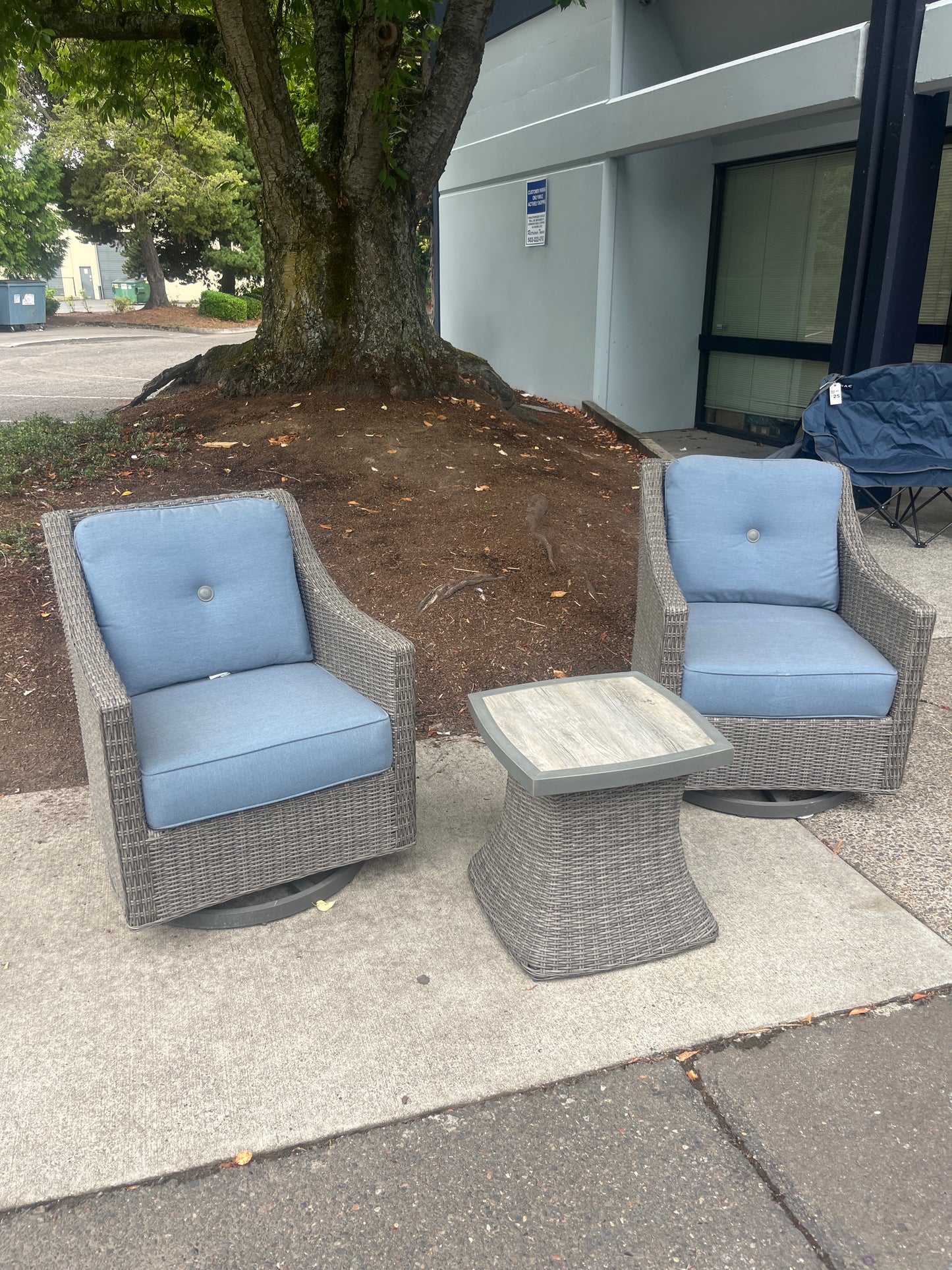 Sunvilla Malibu 3 Piece Woven Seating Set