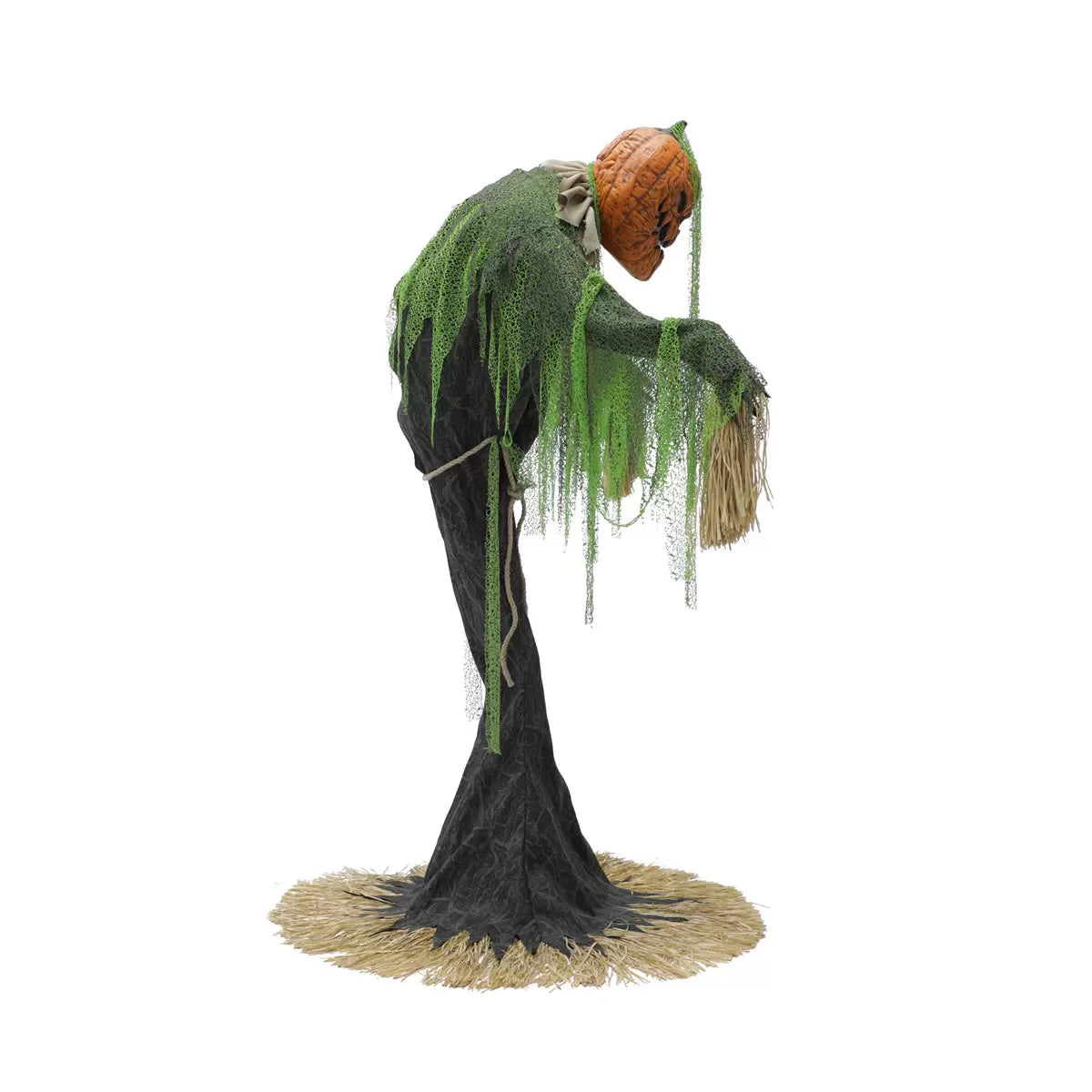 NEW - Halloween 7ft Animated Pumpkin Scarecrow - Retail $199