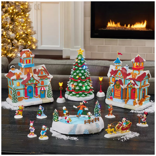Disney Holiday Village Set 13 Piece