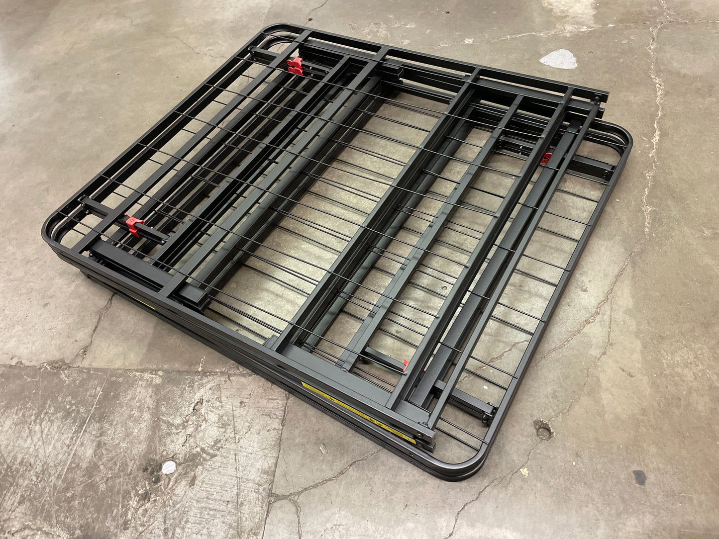 Like NEW - Amazon Basics KING Foldable Metal Platform Bed Frame, 14 Inches High - Retail $132