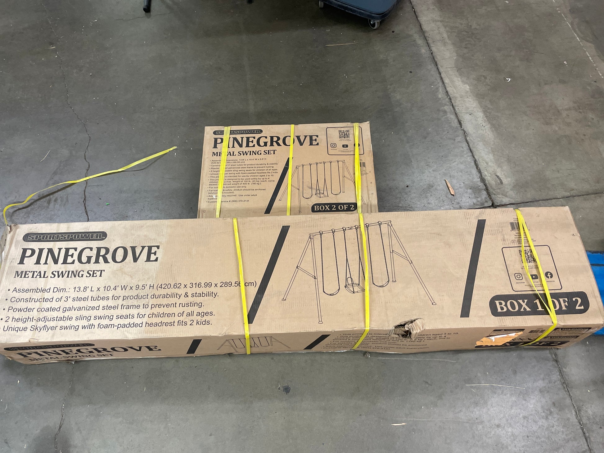 NEW in Box - Costco - Pine Grove 10ft Swing Set - Retail $299