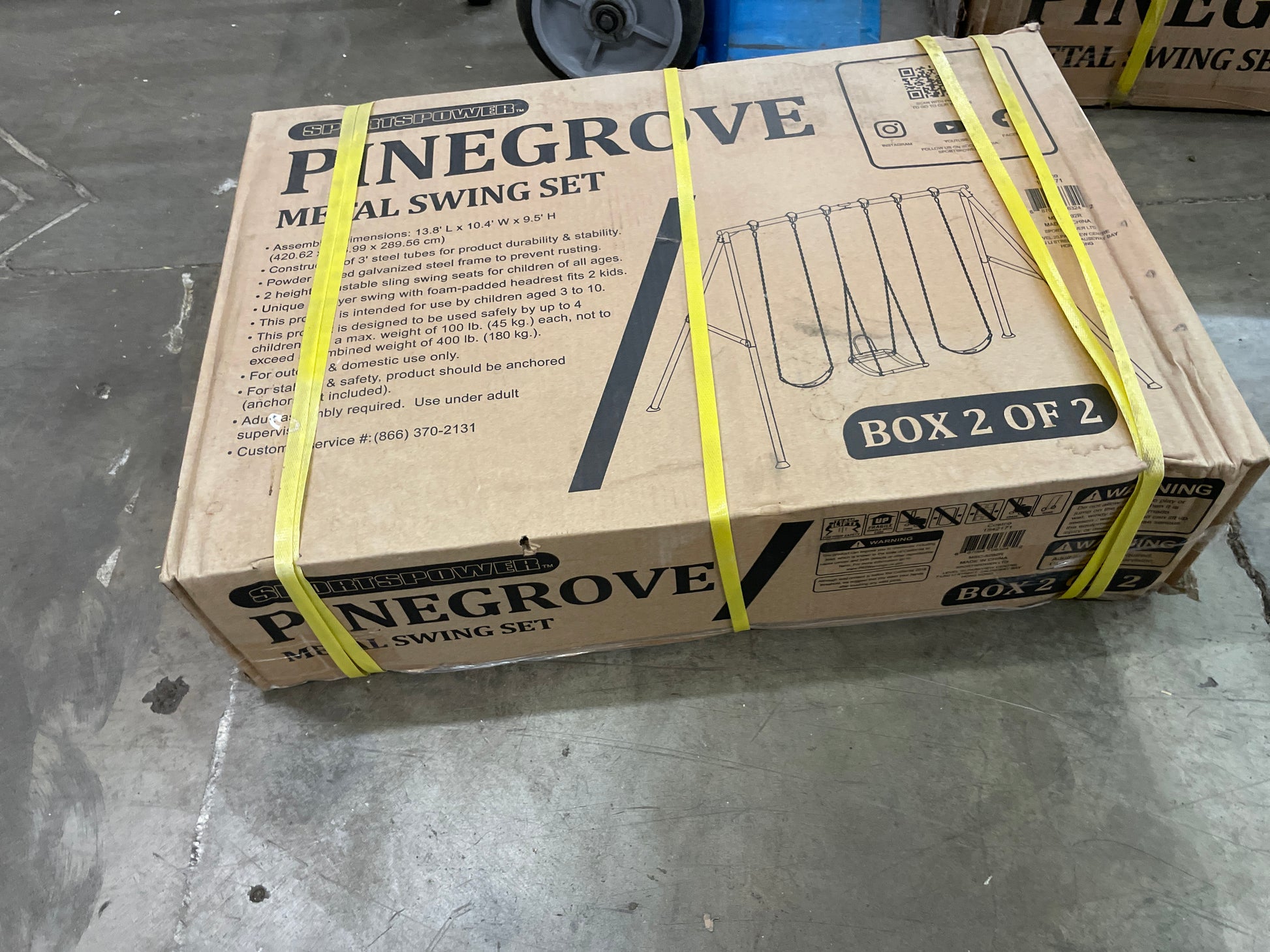 NEW in Box - Costco - Pine Grove 10ft Swing Set - Retail $299