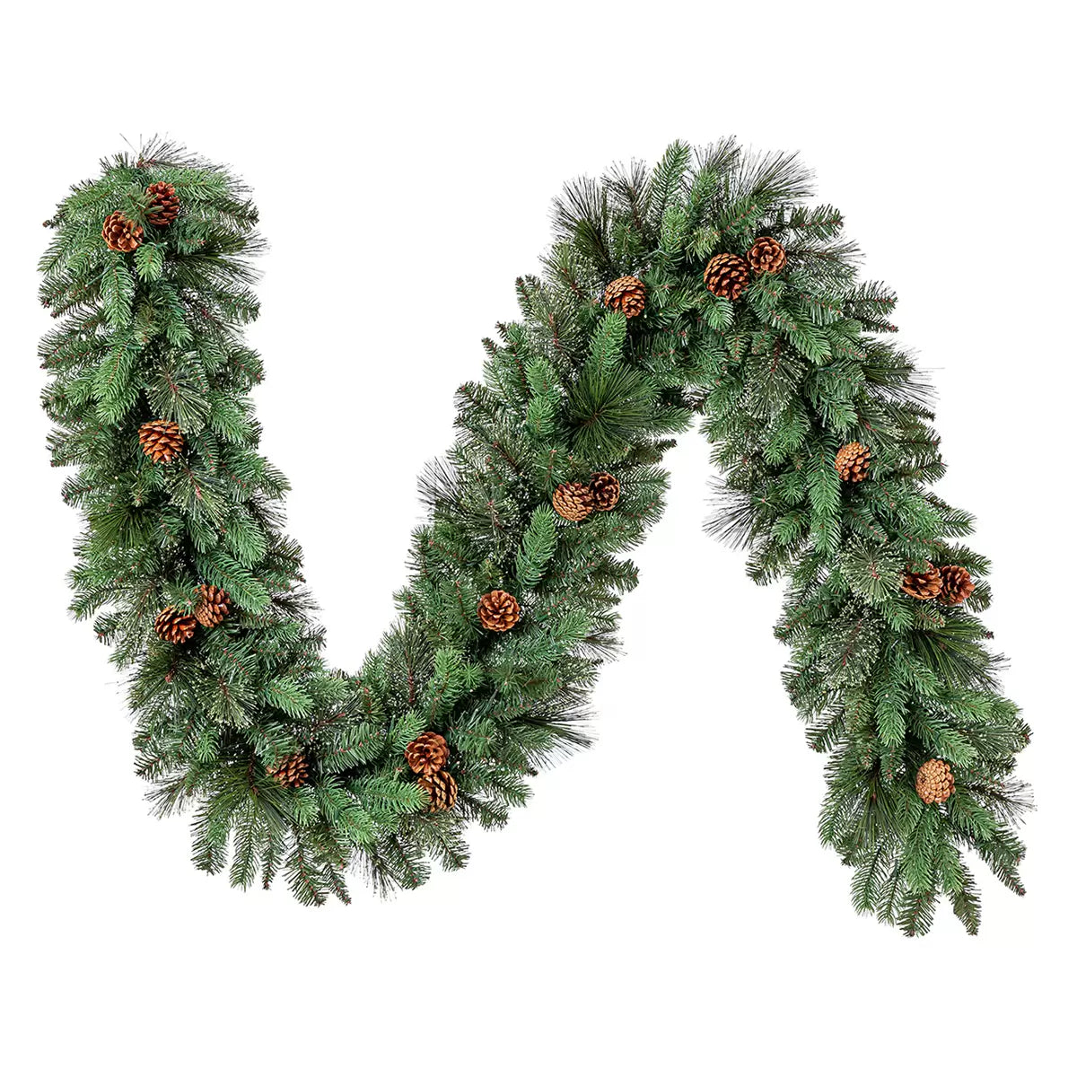 9 ft Pre Lit Decorated Garland