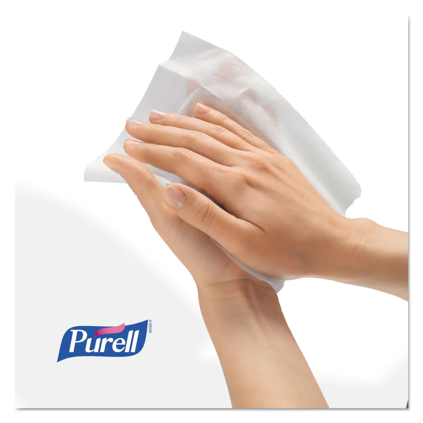 Purell Sanitizing Hand Wipes, Individually Wrapped, 5 x 7, Unscented, White, 100/Carton - Retail $85