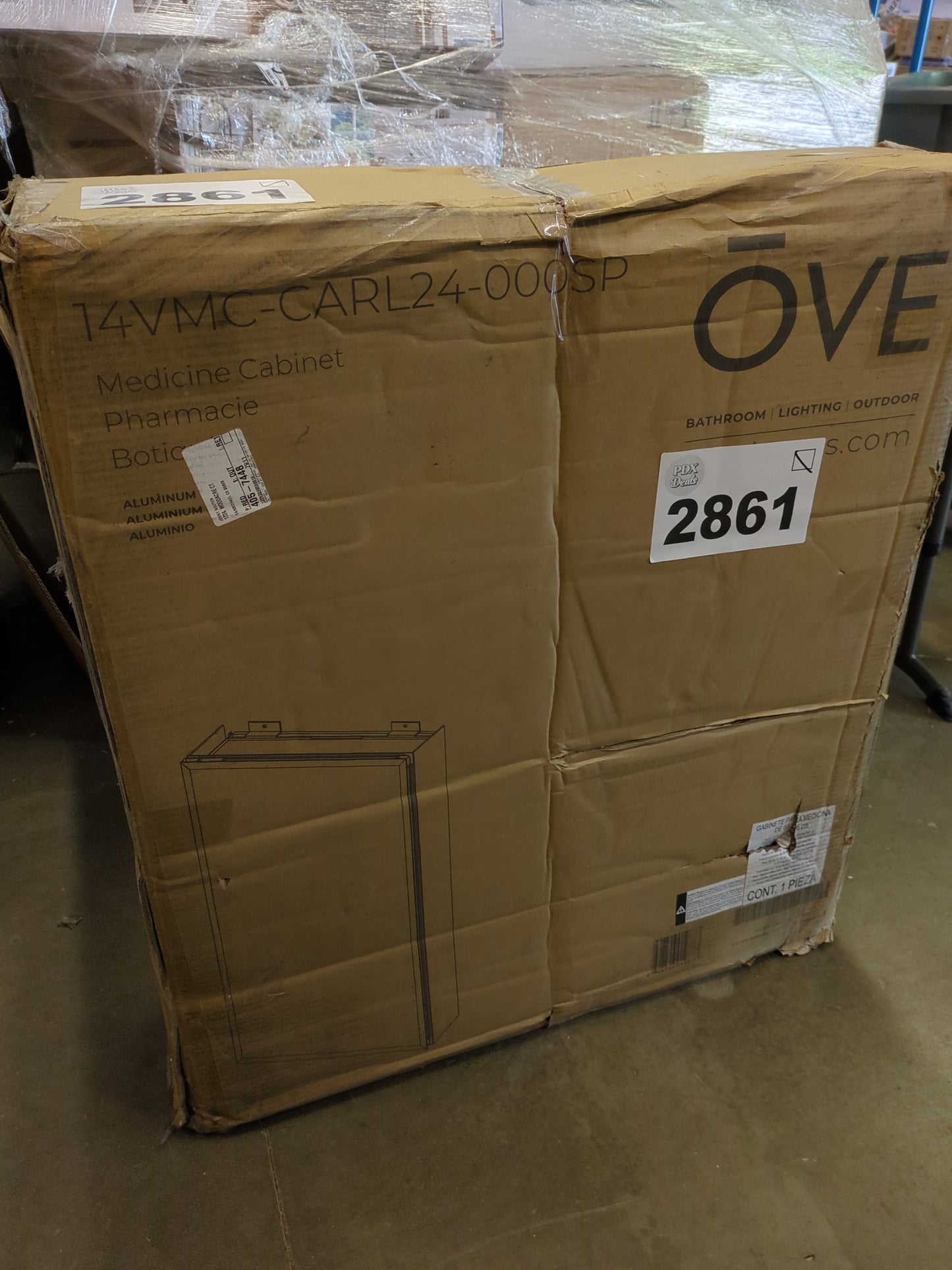 OVE CARLOW MED CABINET - Retail $139