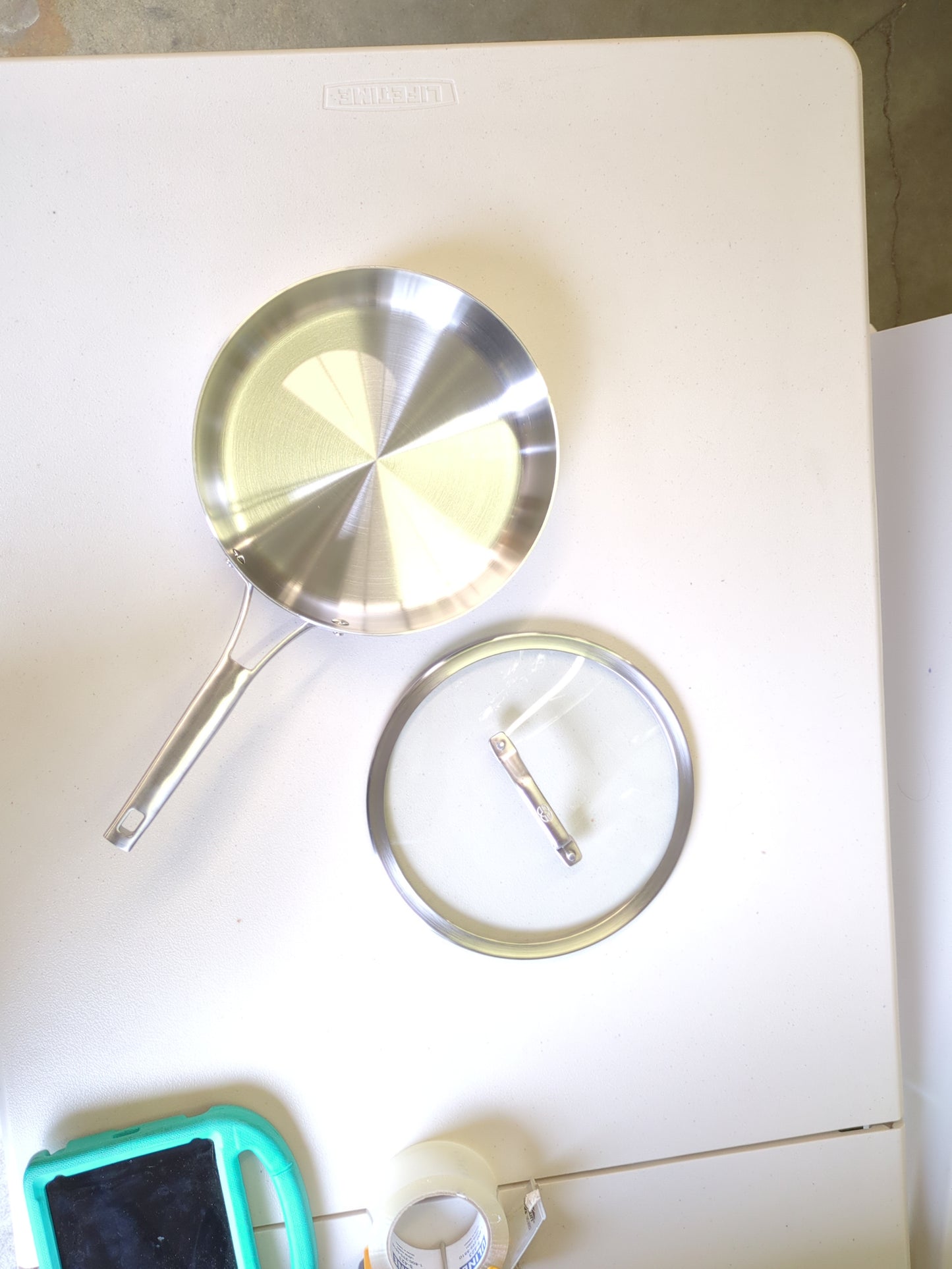 NEW - Costco - Tramontina 12-piece Tri-Ply Clad Stainless Steel Cookware Set - Retail $199