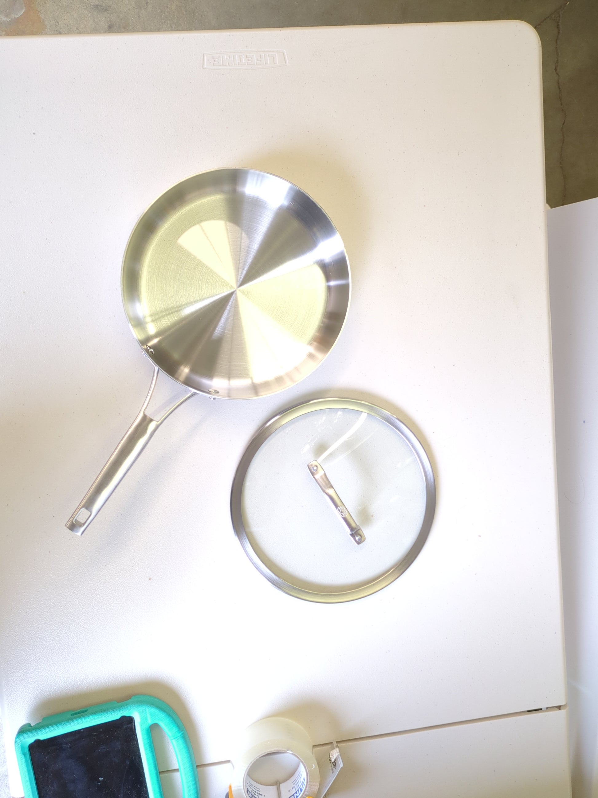 NEW - Costco - Tramontina 12-piece Tri-Ply Clad Stainless Steel Cookware Set - Retail $199