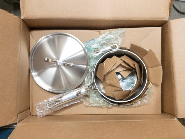 Costco - Tramontina 12-piece Tri-Ply Clad Stainless Steel Cookware Set - Retail $199