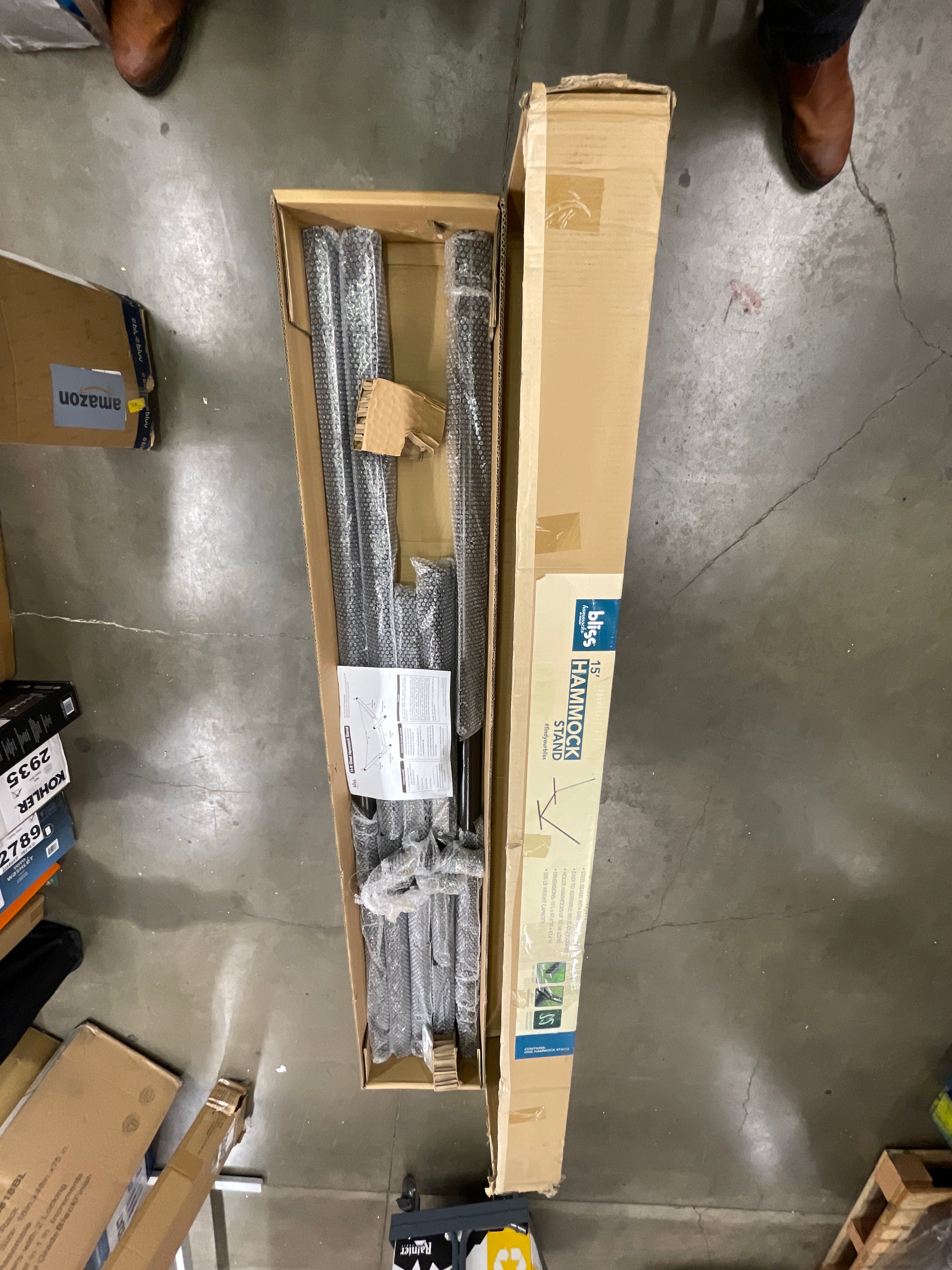 NEW - Bliss Hammocks BHS-417BZ Foot Galvanized and Powder Coated