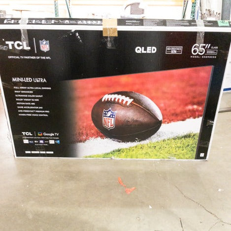 TCL 65-Inch QM8 QLED 4K Smart Mini LED TV with Google TV (65QM850G, 2023 Model) - Retail $898