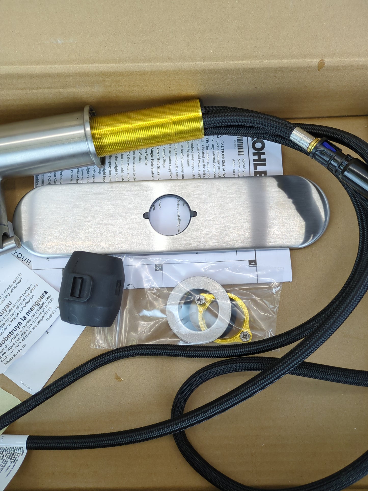 Kohler Provo Stainless Steel Semi-Pro Kitchen Faucet