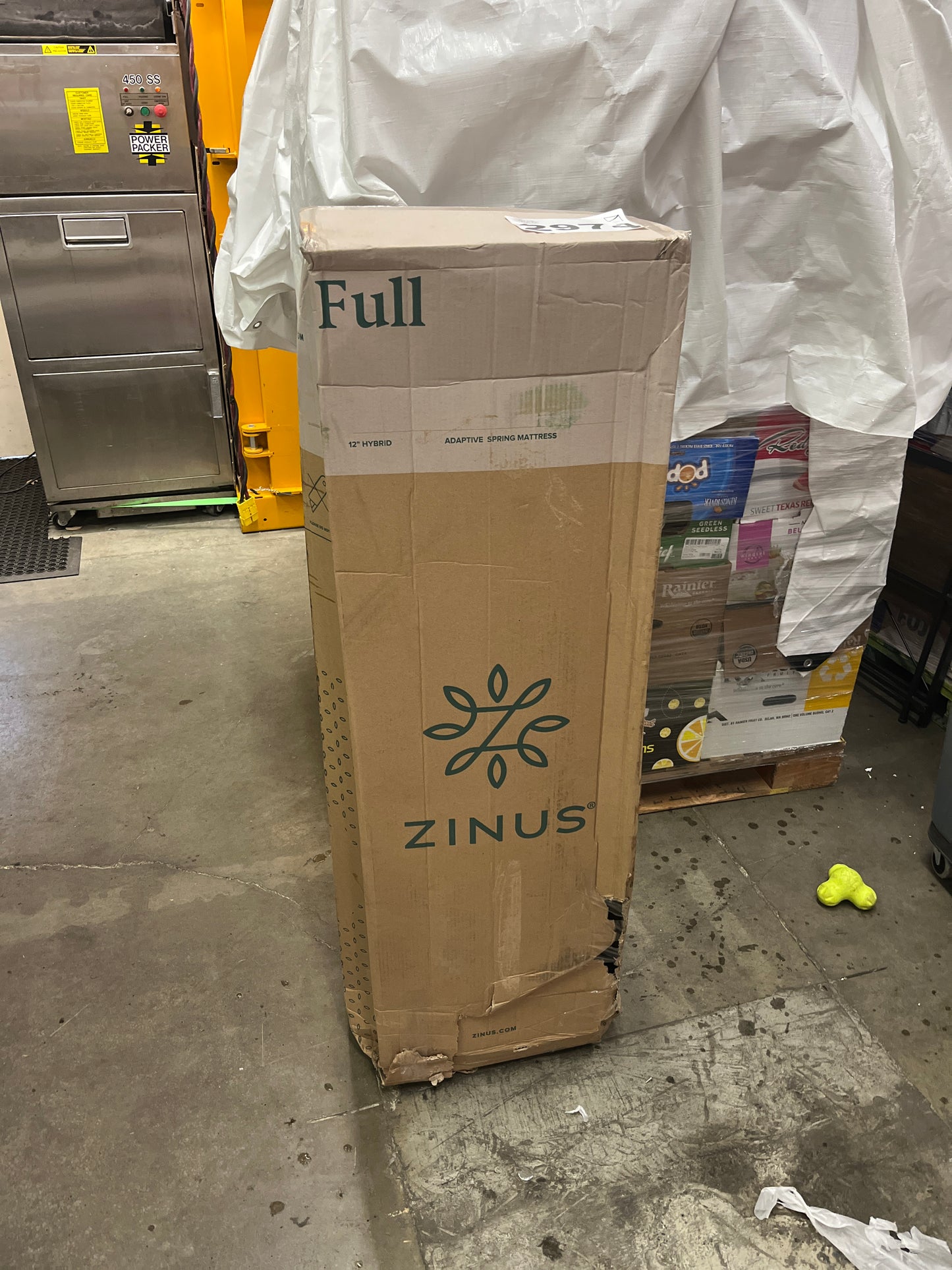 NEW - ZINUS 12 Inch FULL Cooling Copper ADAPTIVE Pocket Spring Hybrid Mattress - Retail $298