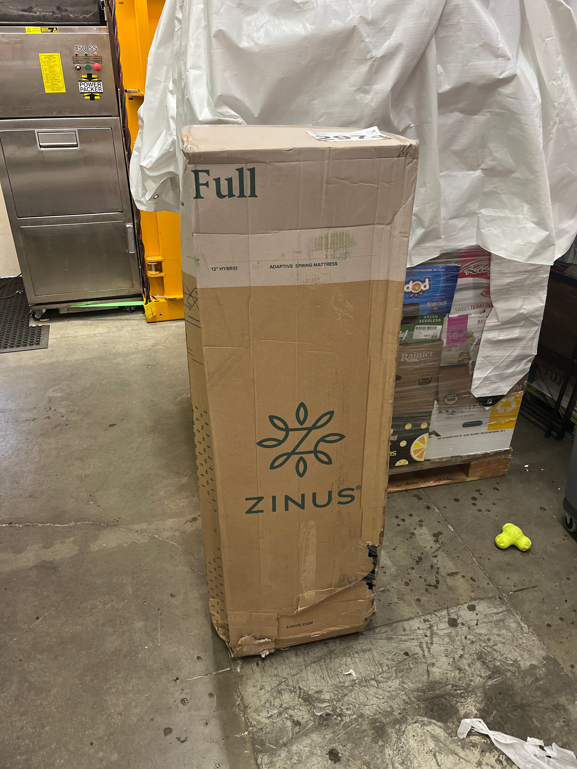 NEW - ZINUS 12 Inch FULL Cooling Copper ADAPTIVE Pocket Spring Hybrid Mattress - Retail $298