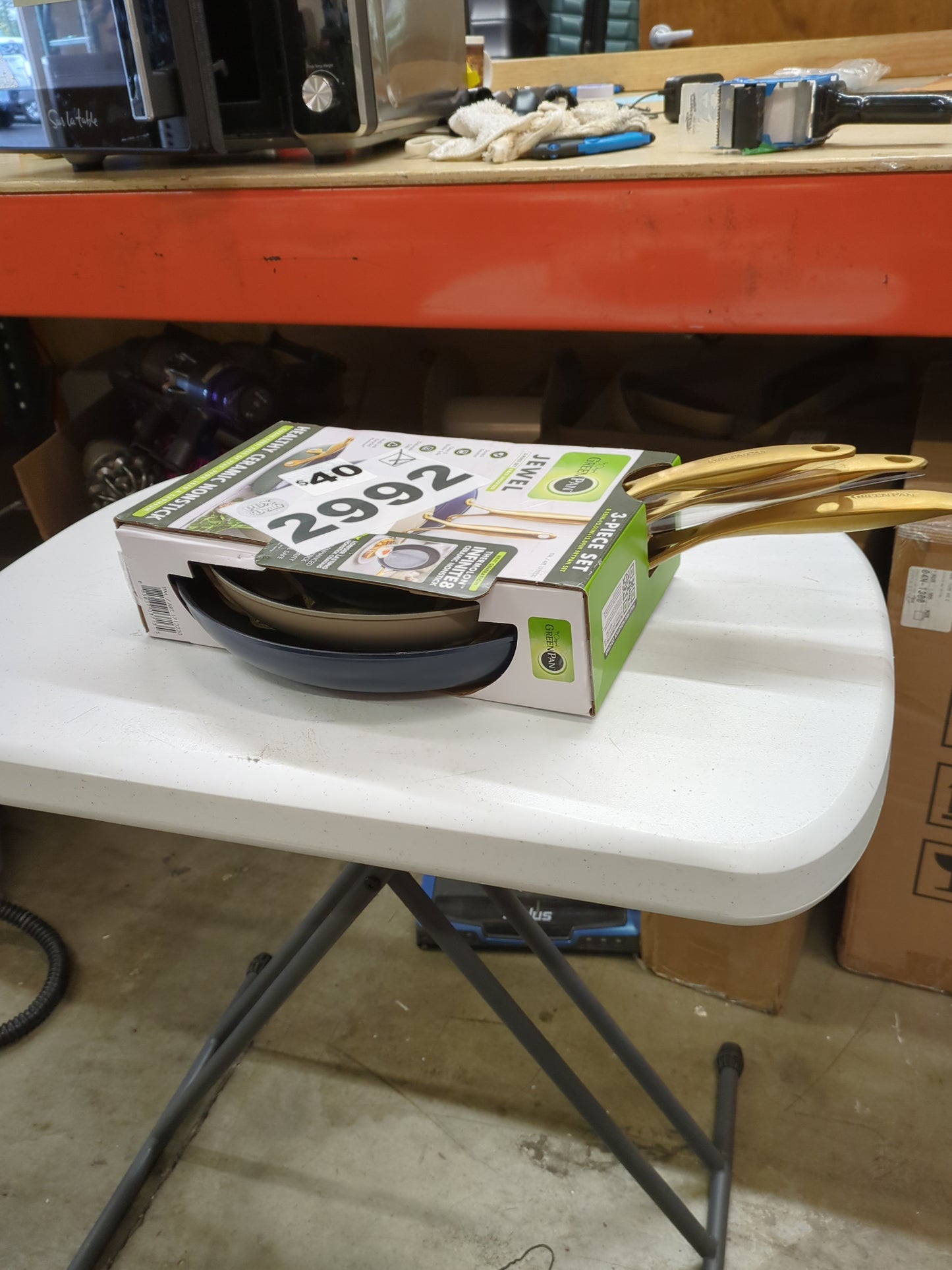 Costco - GreenPan Jewel 3-piece Ceramic Non-Stick Skillet Set - Retail $64