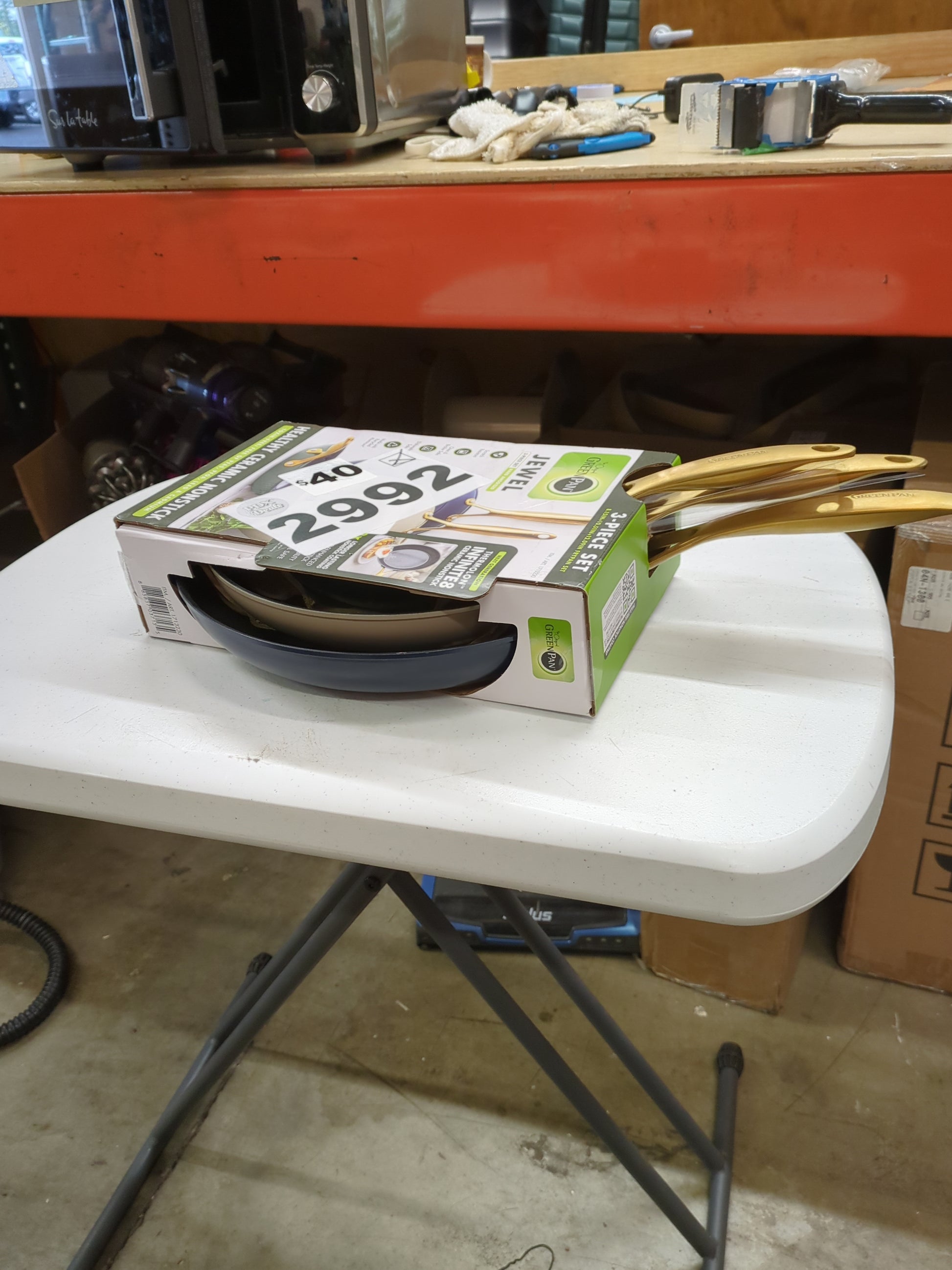 Costco - GreenPan Jewel 3-piece Ceramic Non-Stick Skillet Set - Retail $64