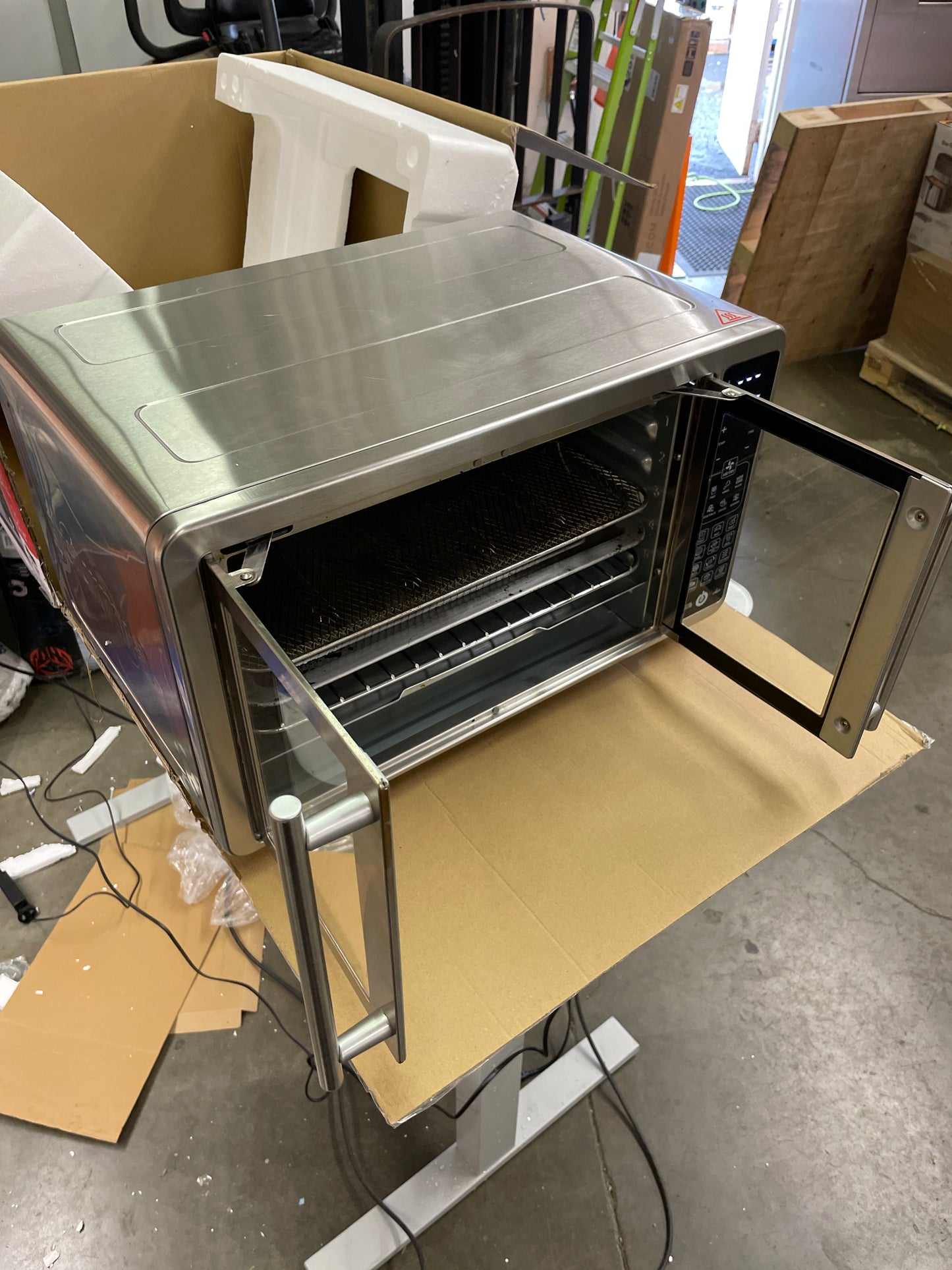 Gourmia XL Digital Air Fryer Toaster Oven with Single-Pull French Doors - Retail $149