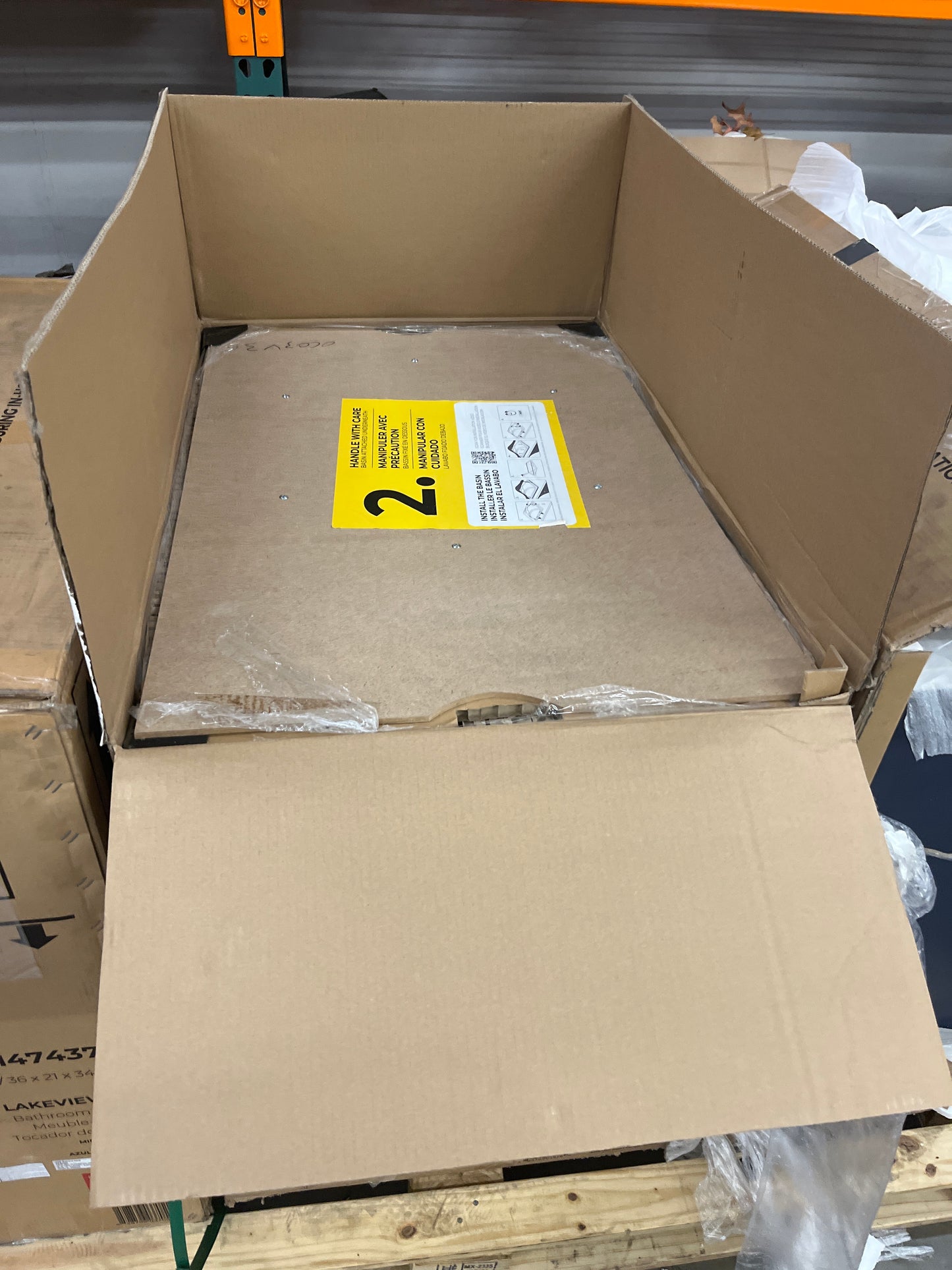 NEW - OVE Decors Alonso 36" Bath Vanity in Almond Latte