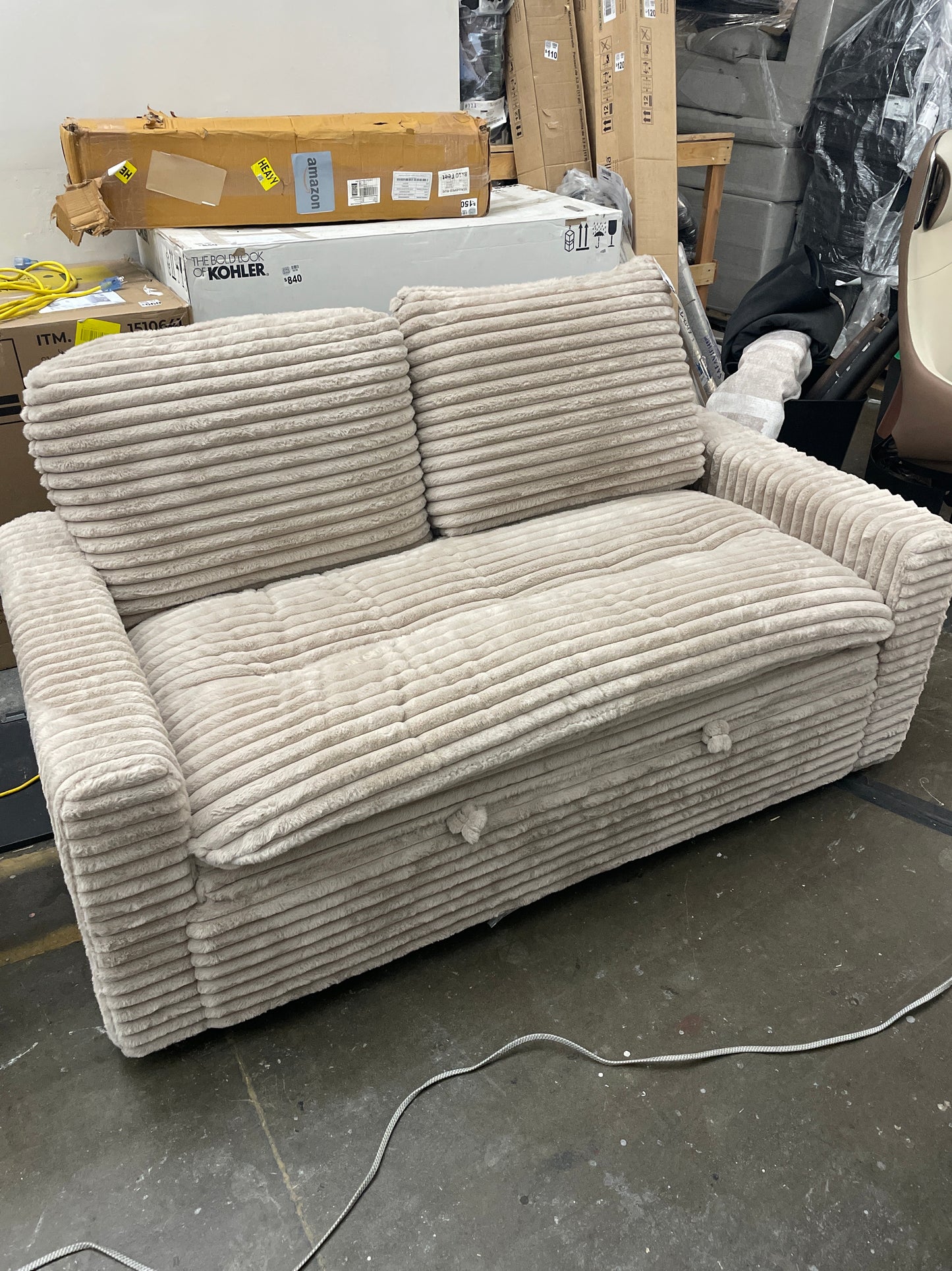 Stearns & Foster Johanna Convertible Sleeper Sofa
