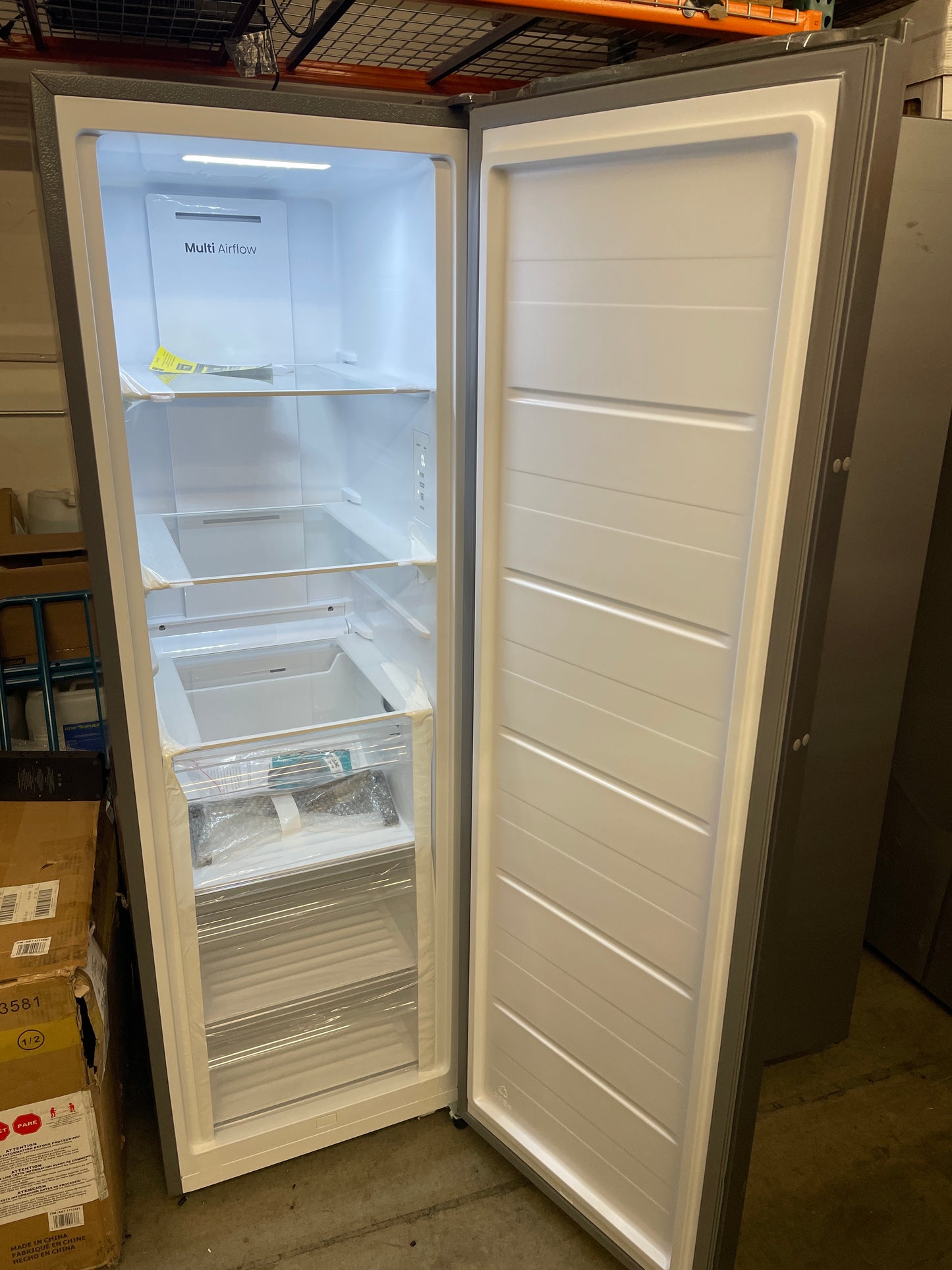 DAMAGED - Hisense 10.2 cu. ft. Garage Ready Frost Free Convertible Upright Freezer with Seal Break Handle (C)